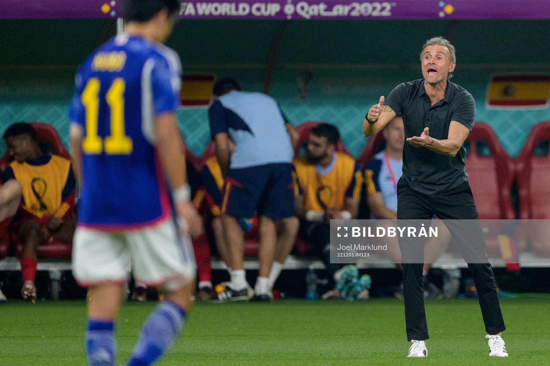 head coach Luis Enrique of Spain