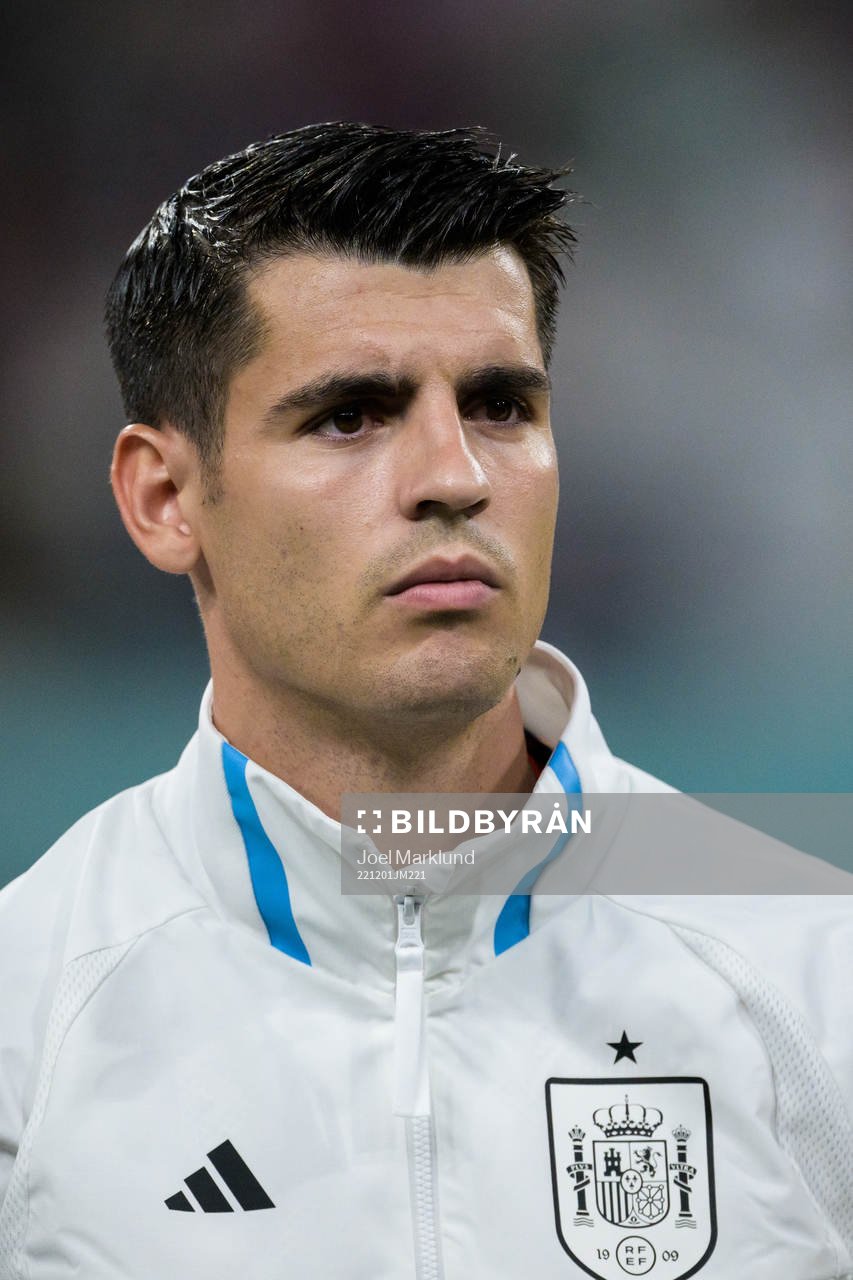 Alvaro Morata of Spain
