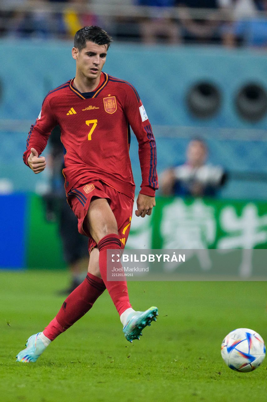 Alvaro Morata of Spain