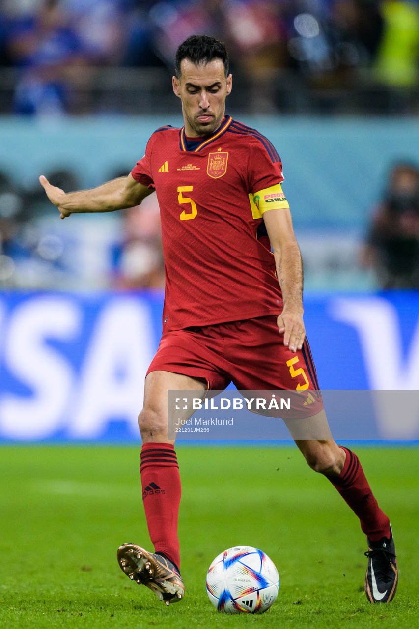 Sergio Busquets of Spain
