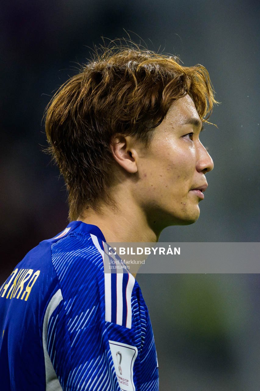 Kou Itakura of Japan during the FIFA World Cup 2022 football match between Japan and Spain on December 1, 2022 in Doha.