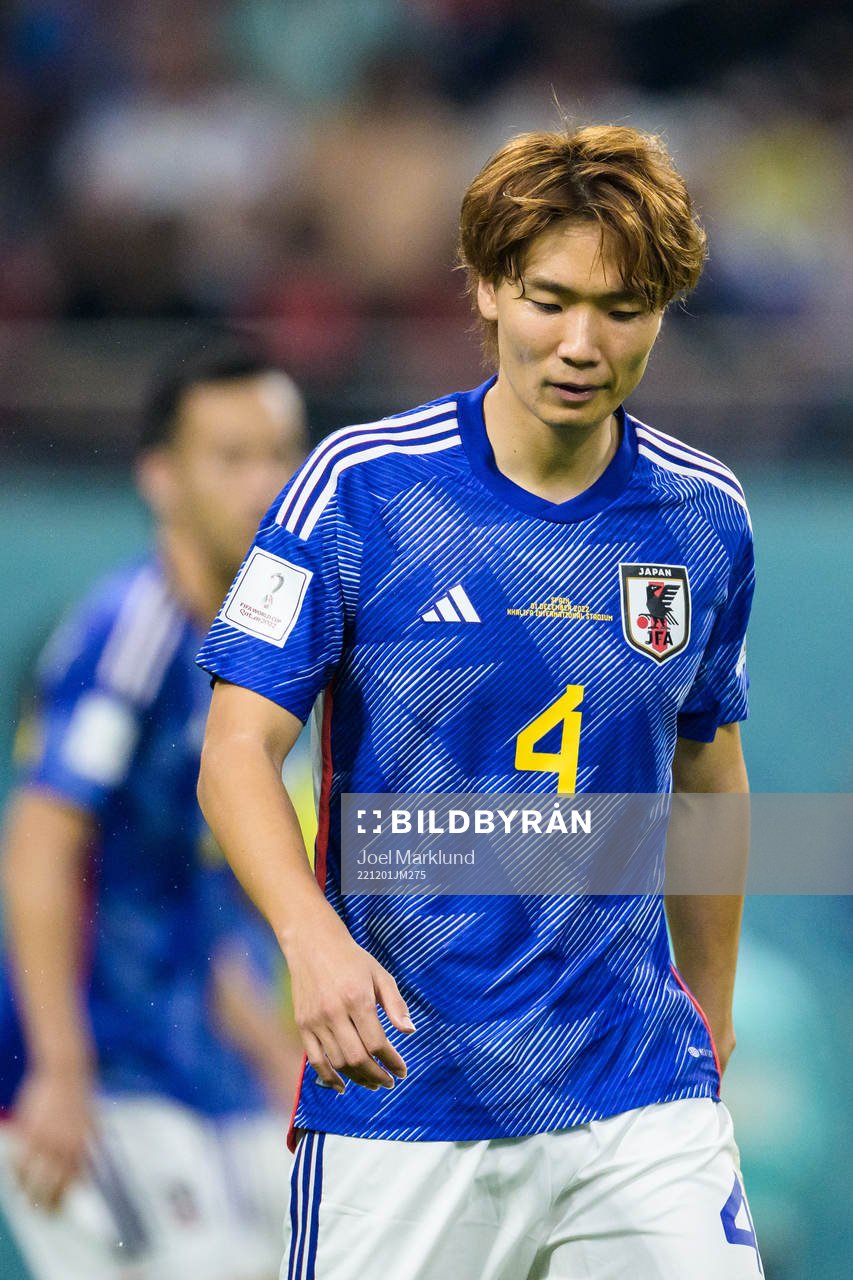 Kou Itakura of Japan during the FIFA World Cup 2022 football match between Japan and Spain on December 1, 2022 in Doha.