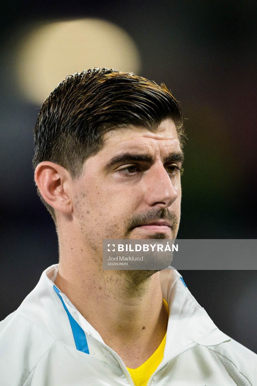 Goalkeeper Thibaut Courtois of Belgium