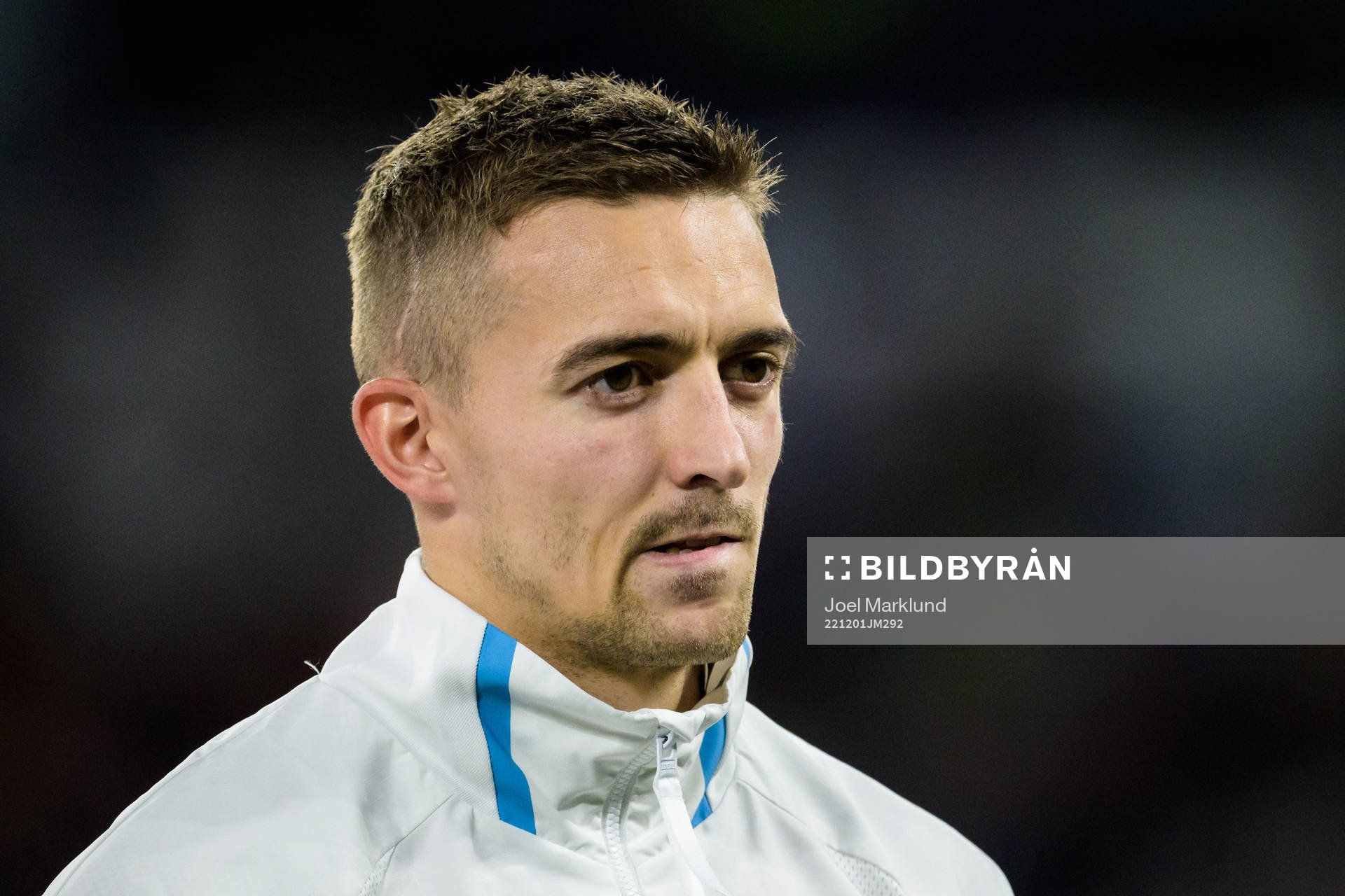 Timothy Castagne of Belgium ahead of the FIFA World Cup 2022 football match between Croatia and Belgium on December 1, 2022 in Doha.