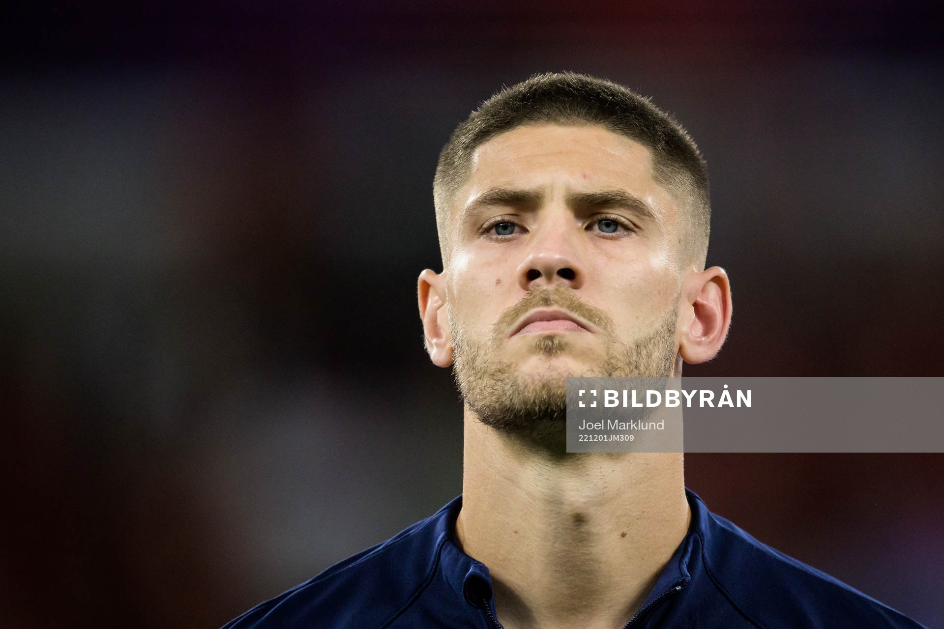 Andrej Kramaric of Croatia ahead of the FIFA World Cup 2022 football match between Croatia and Belgium on December 1, 2022 in Doha.