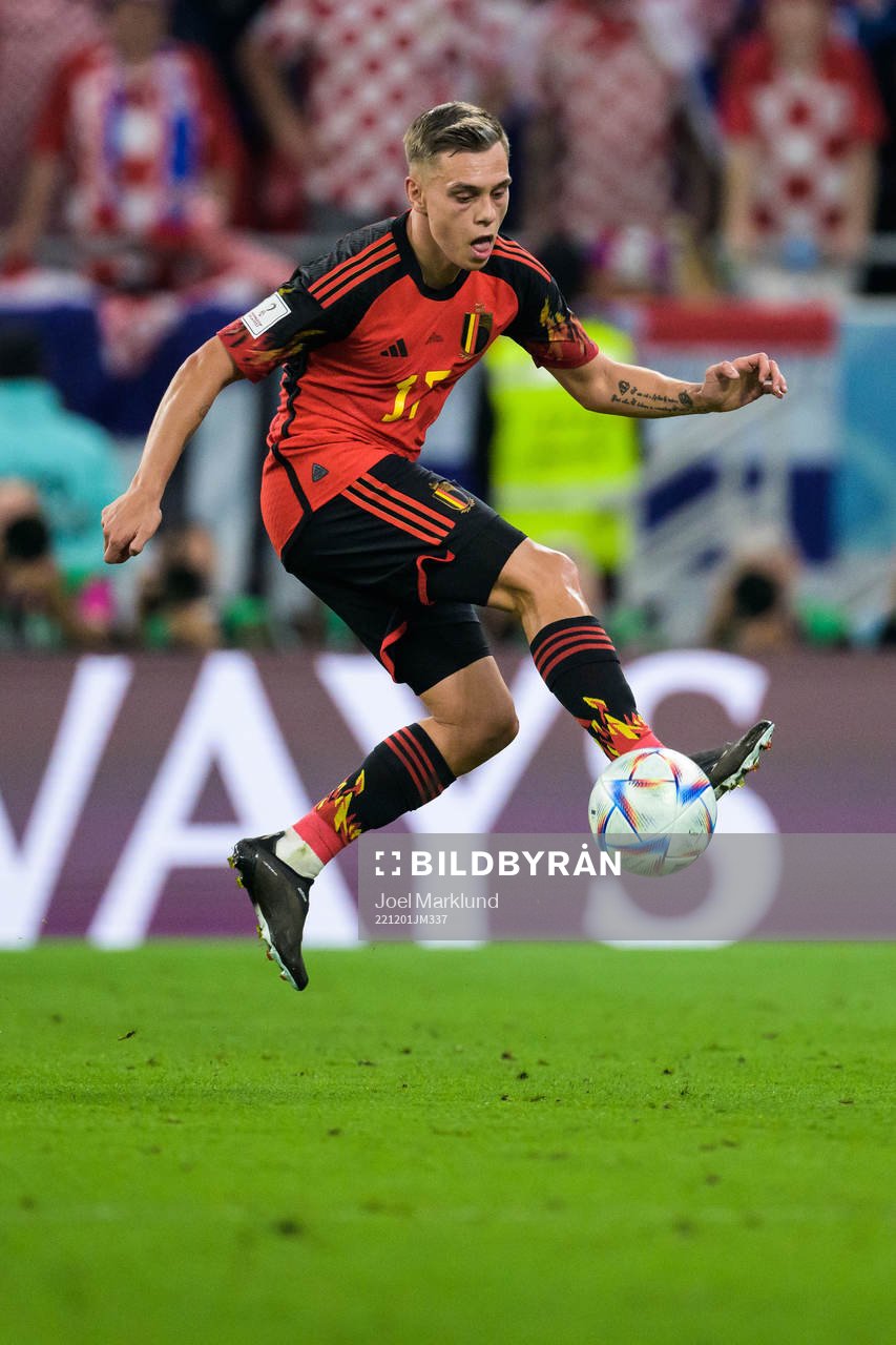 Leandro Trossard of Belgium
