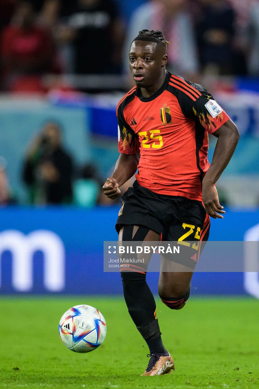 Jeremy Doku of Belgium