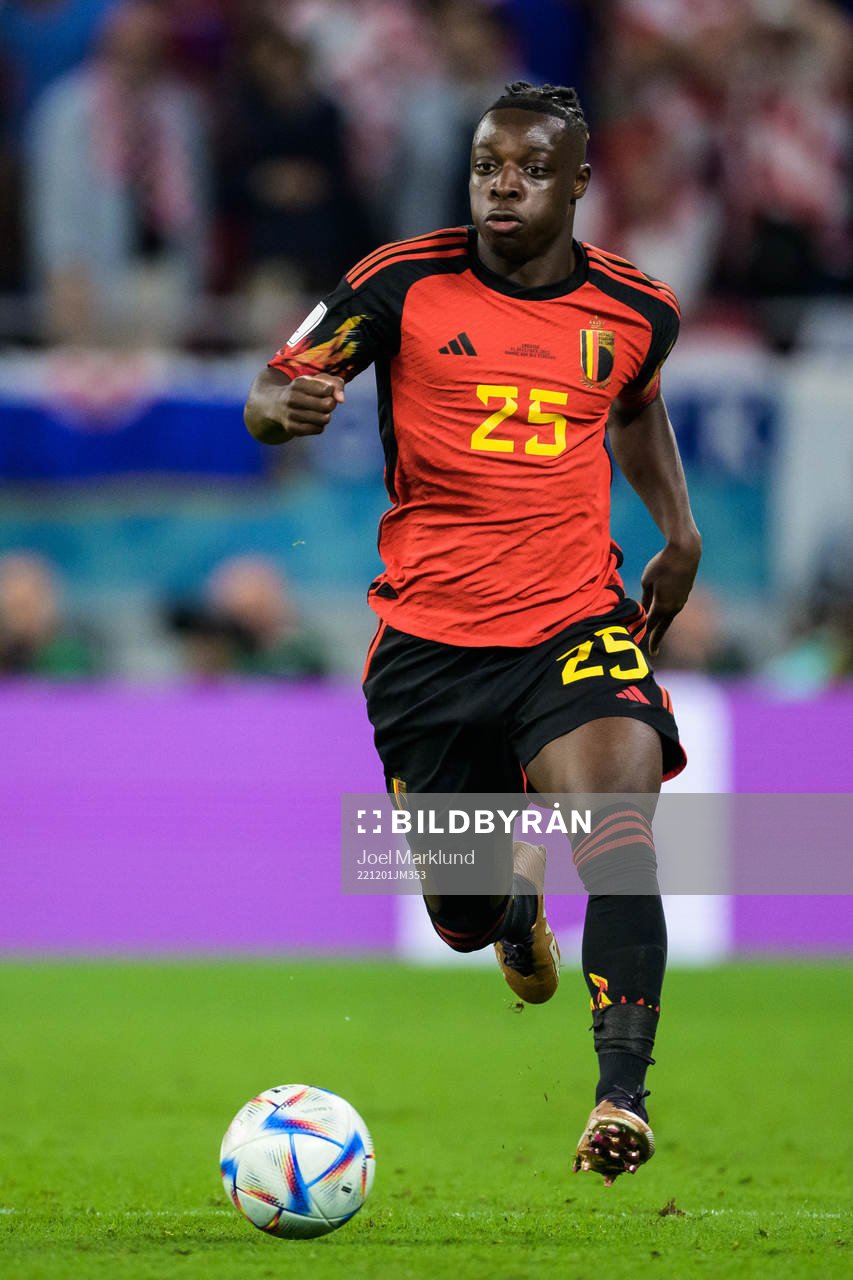 Jeremy Doku of Belgium