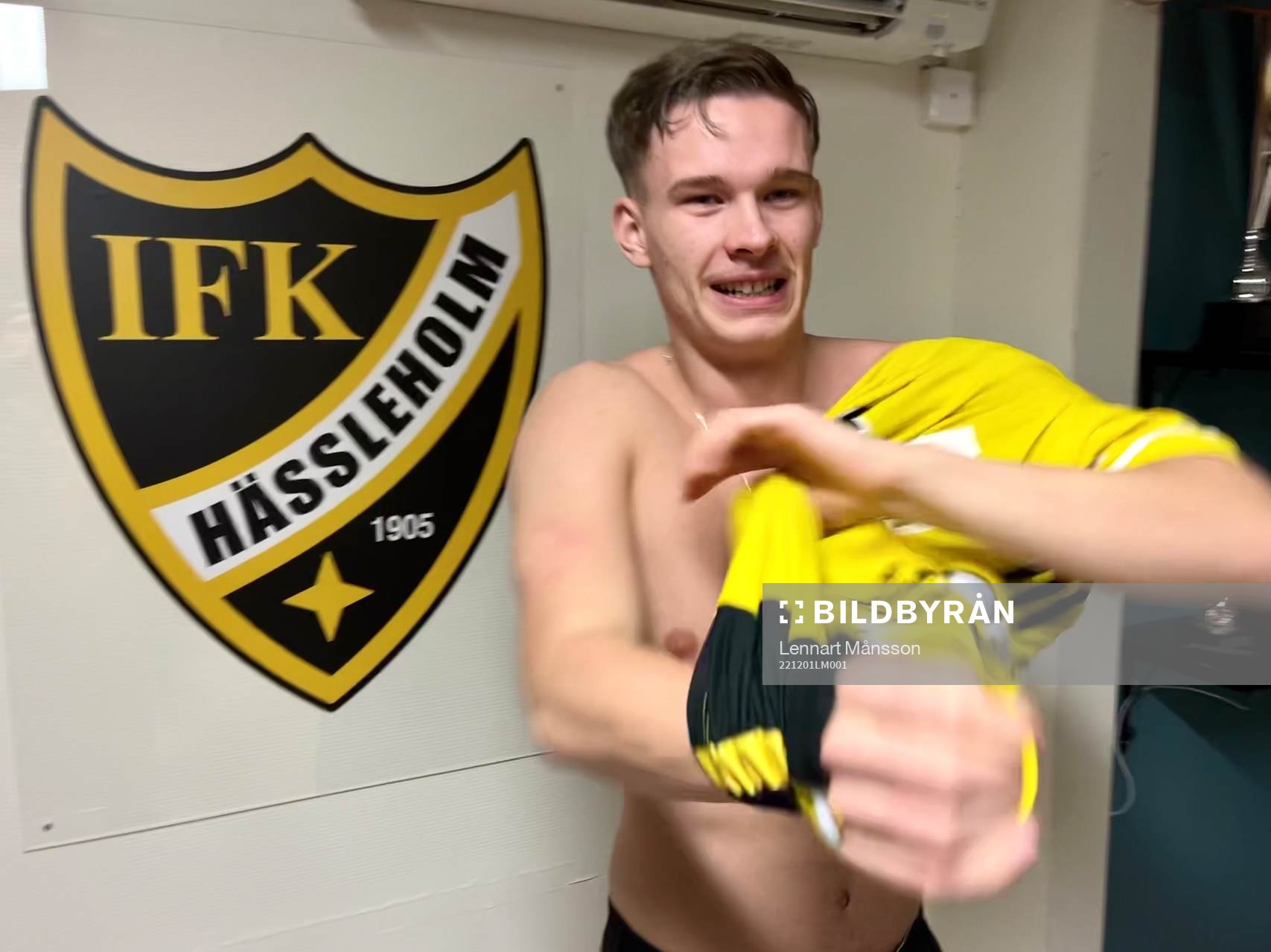 IFK Hässleholms nyförvärv Axel Henriksson i Hässleholm