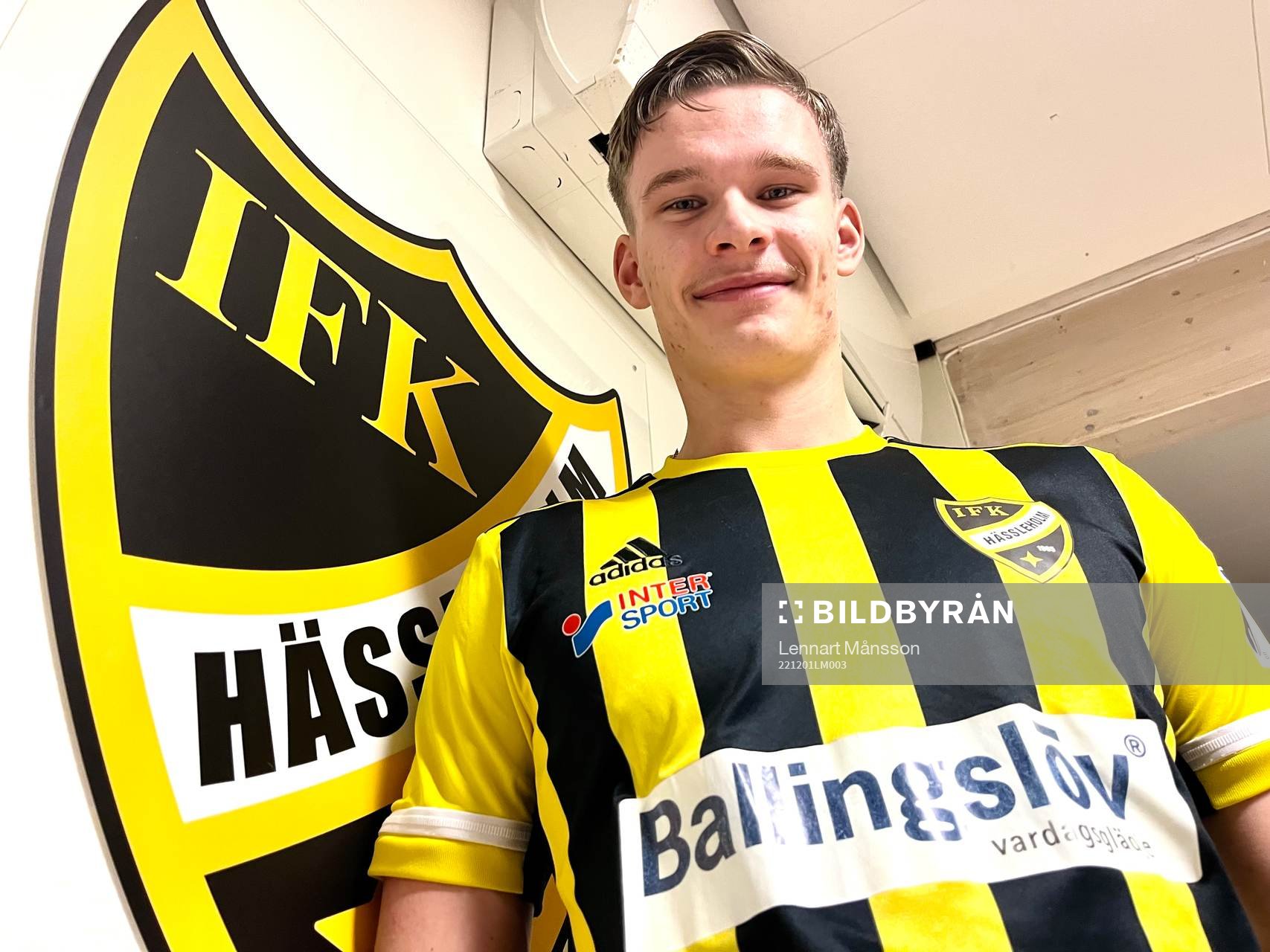 IFK Hässleholms nyförvärv Axel Henriksson i Hässleholm