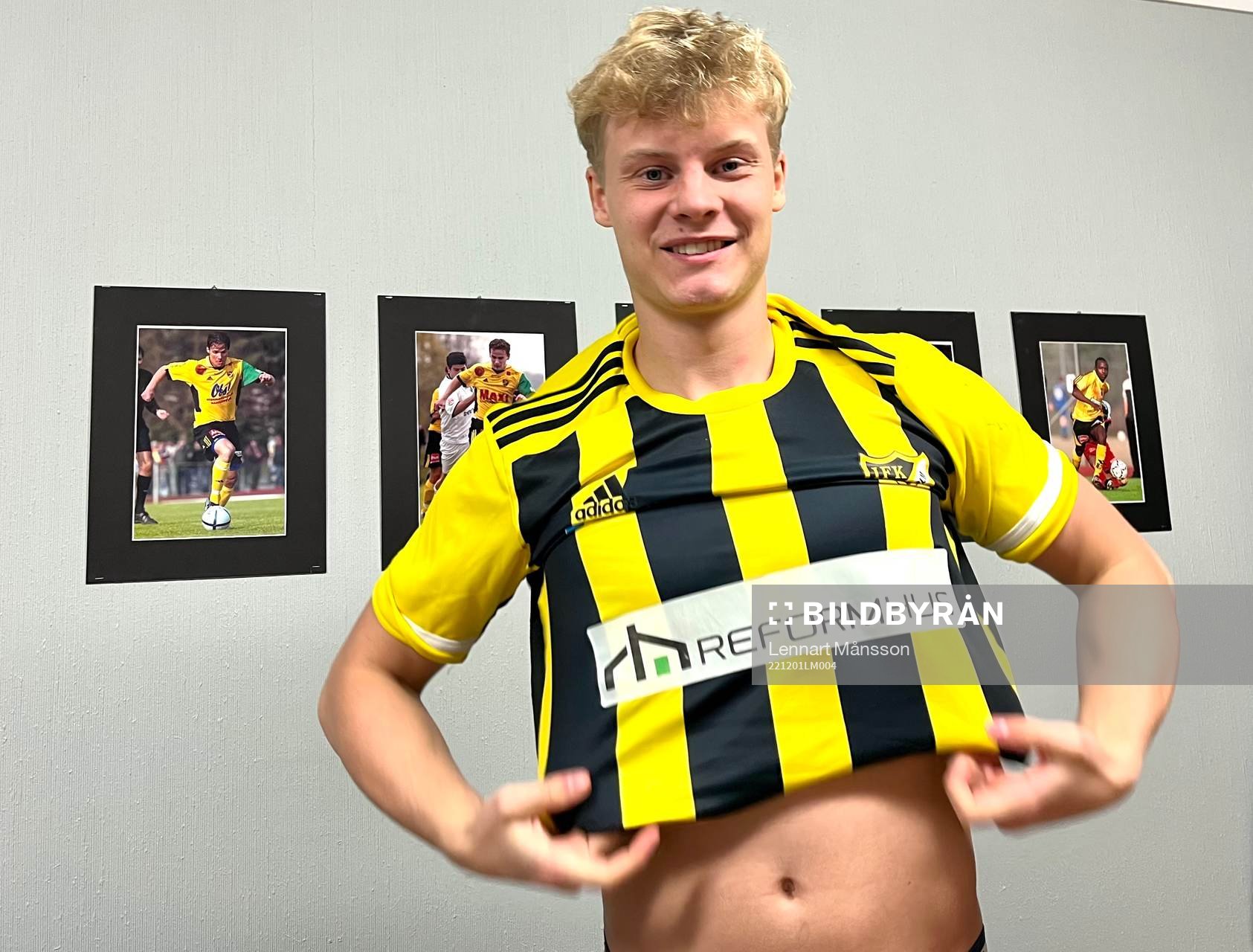 IFK Hässleholms nyförvärv Elmar Lindqvist i Hässleholm
