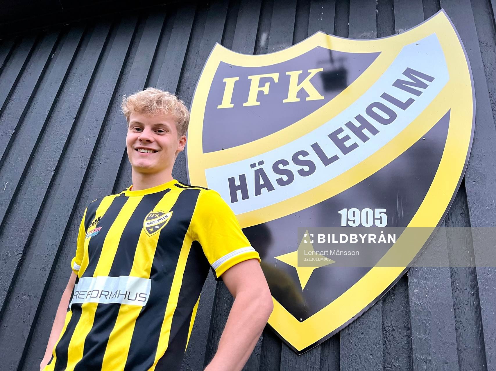 IFK Hässleholms nyförvärv Elmar Lindqvist  i Hässleholm