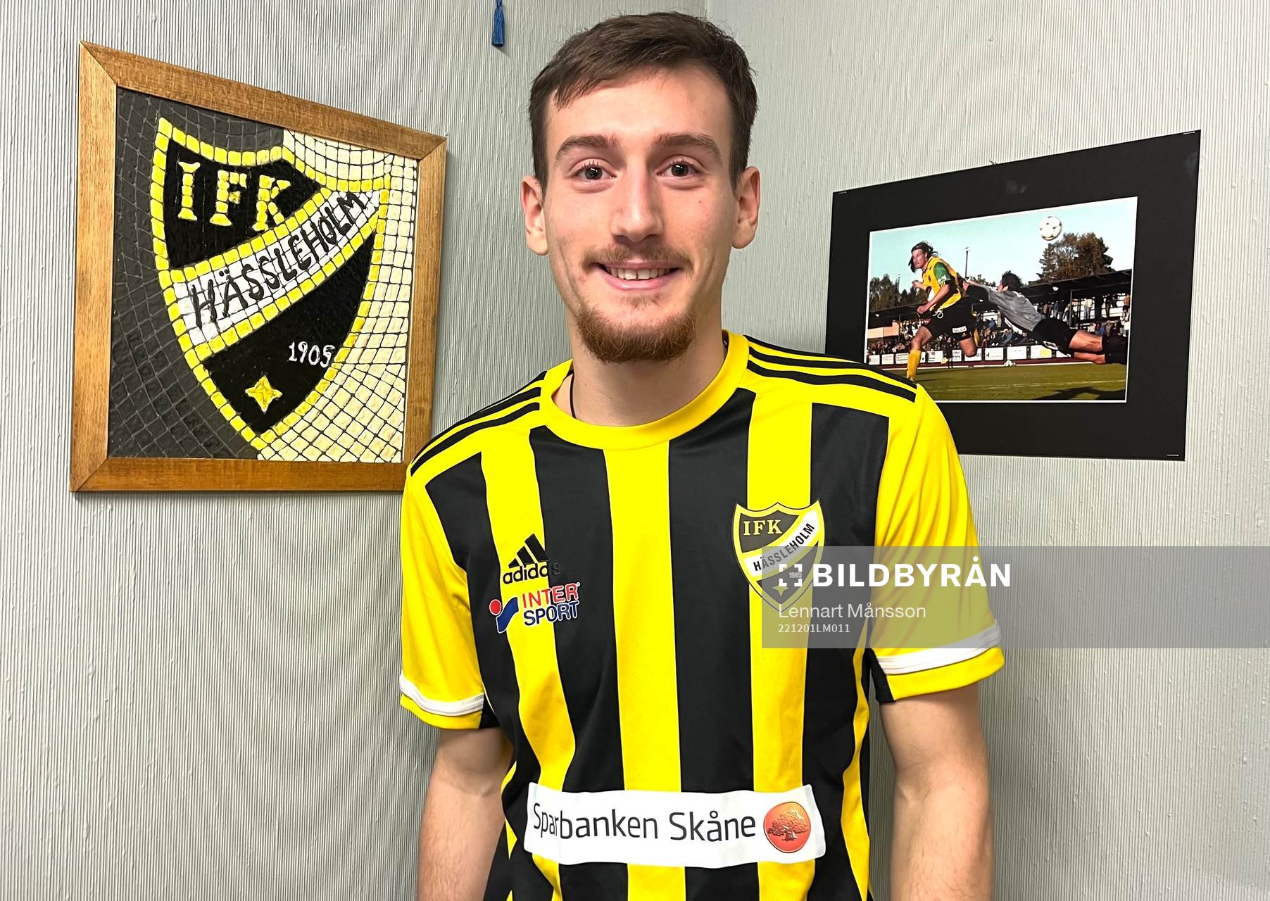 IFK Hässleholms nyförvärv Erjon Rama  i Hässleholm 1