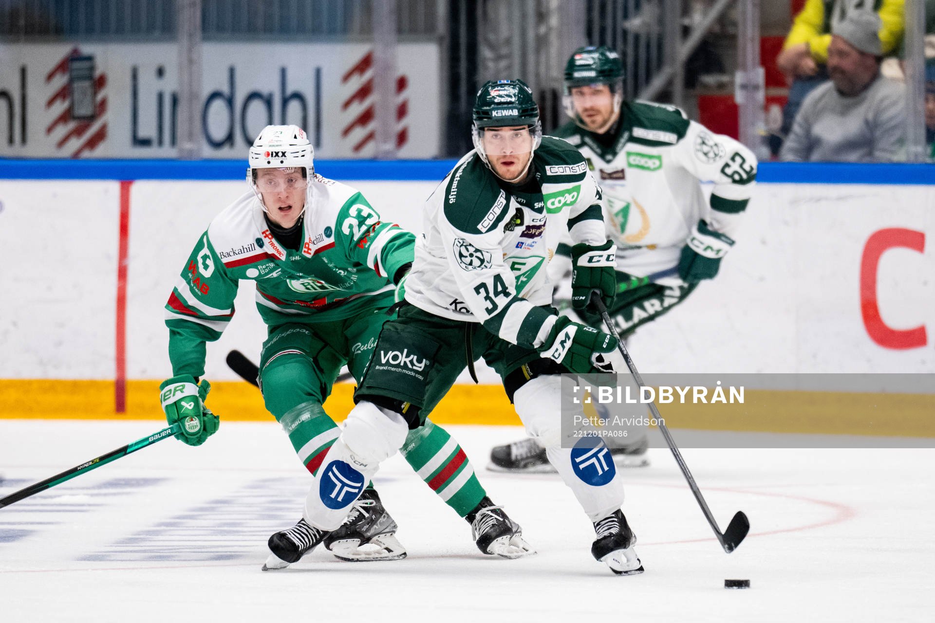 Rögles Oliver Tärnström och Färjestads Michael Lindqvist
