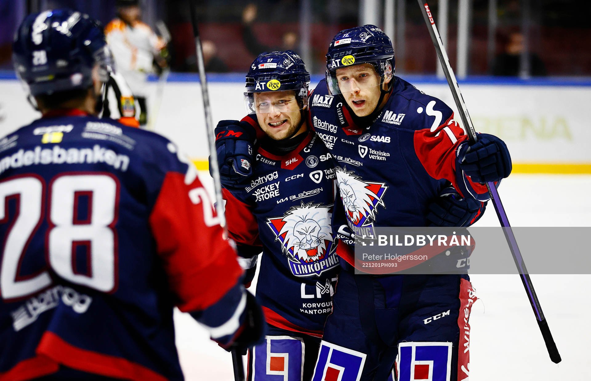 Linköpings Jesper Pettersson och Markus Hännikäinen