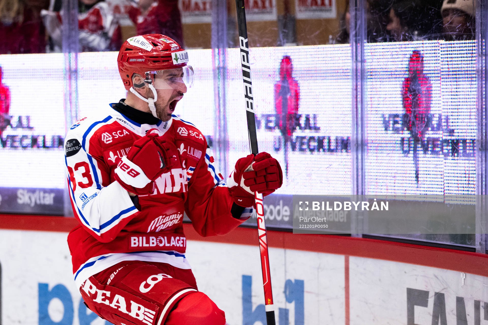 Timrås Albin Lundin jublar