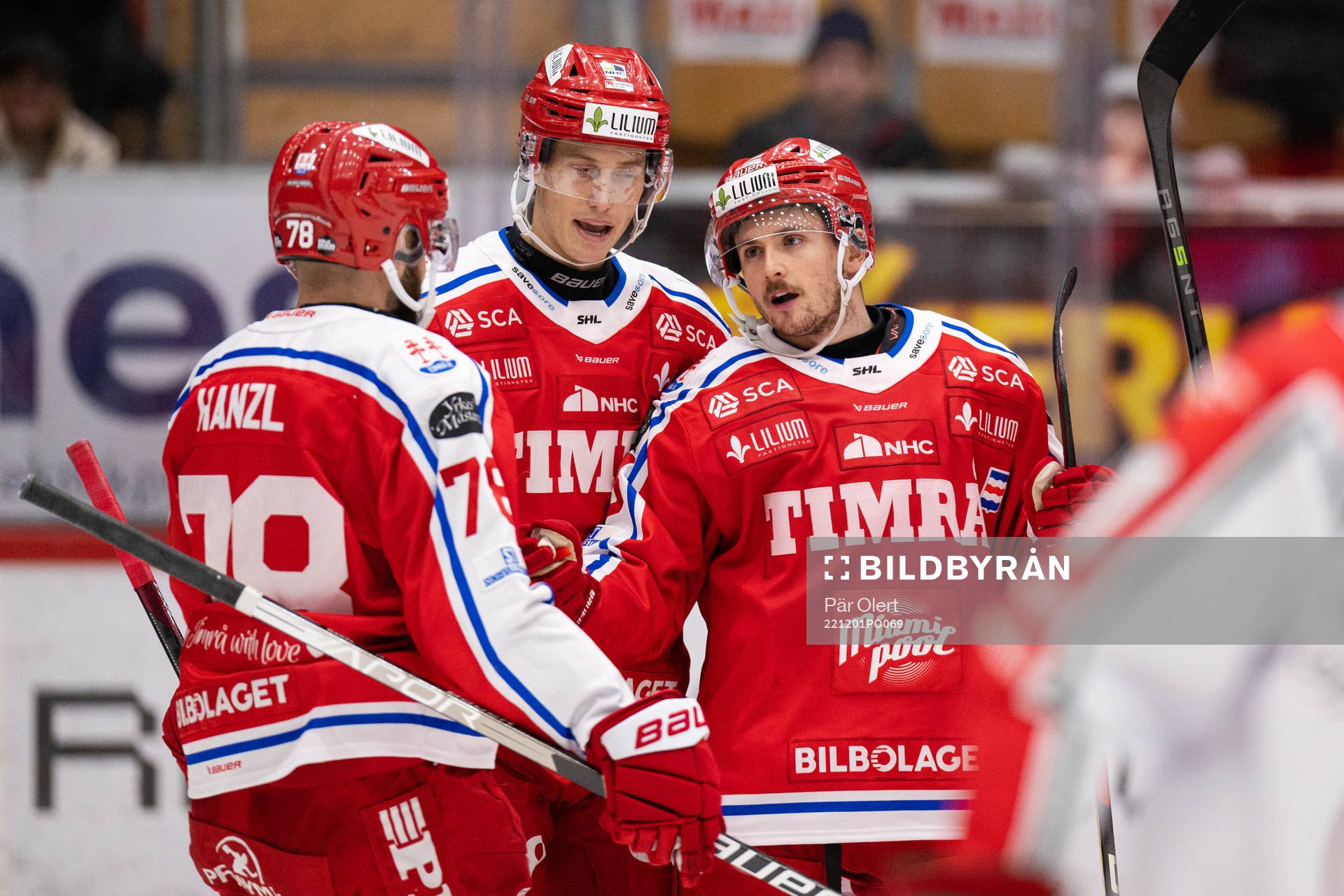 Timrås Nicholas Halloran jublar