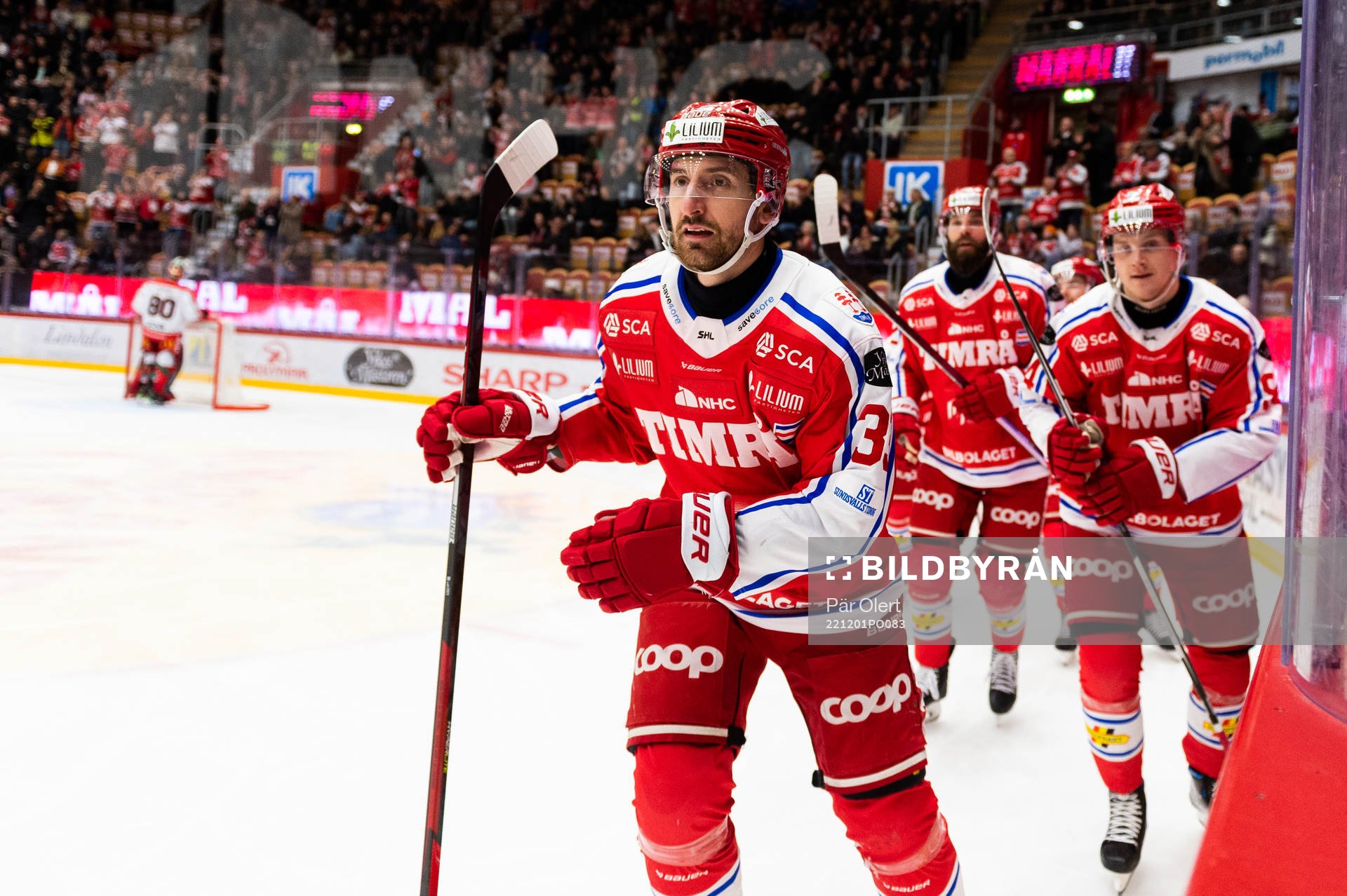 Timrås Albin Lundin jublar