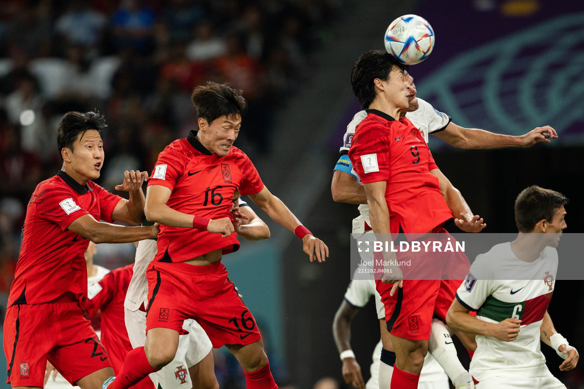 Jinsu Kim, Uijo Hwang and Guesung Cho of South Korea