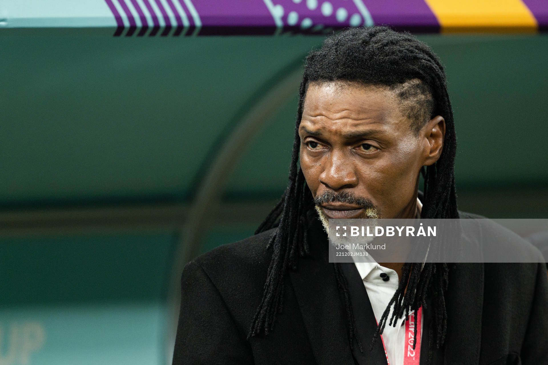Head coach Rigobert Song of Cameroon