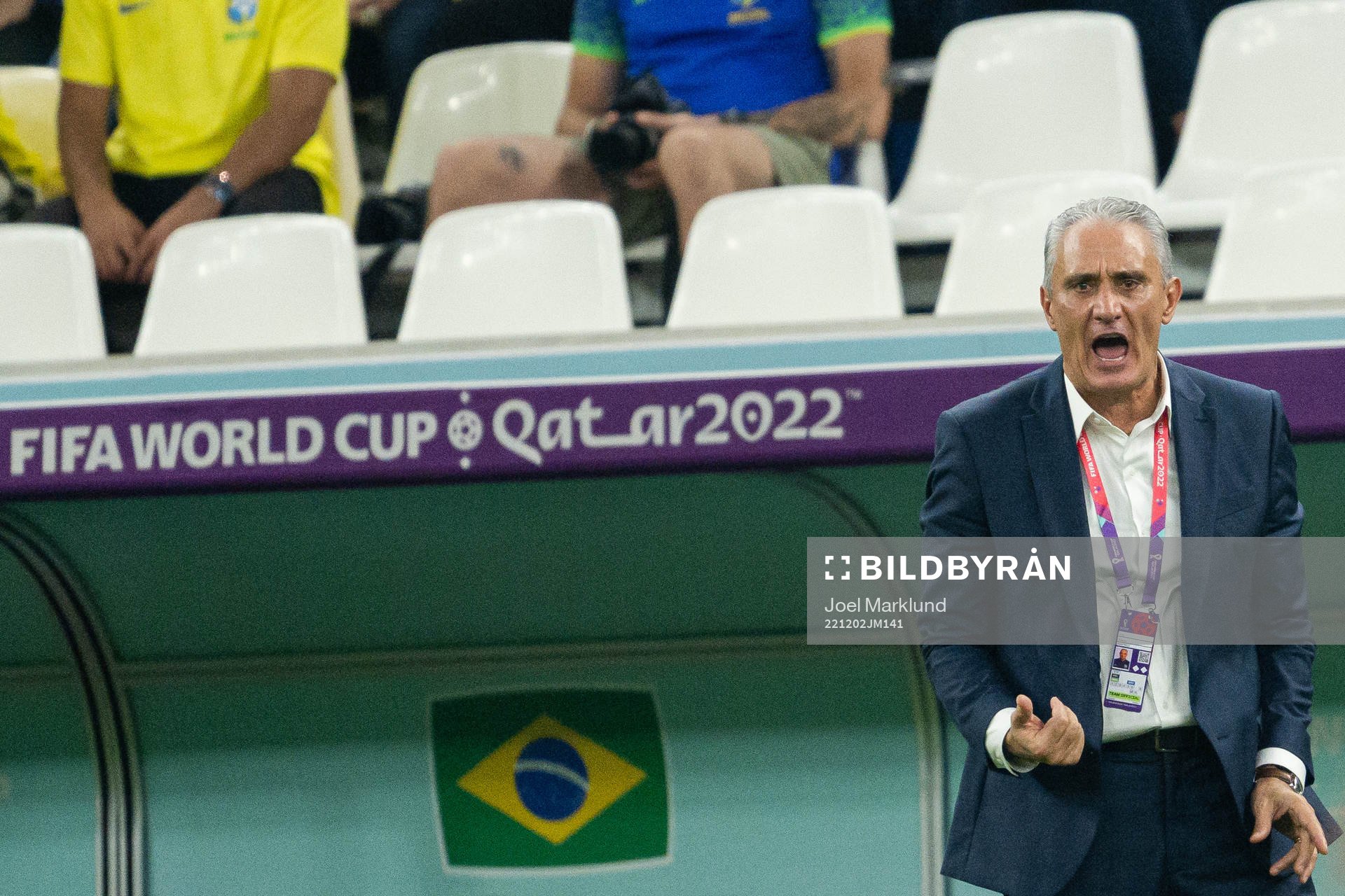Head coach Tite of Brazil