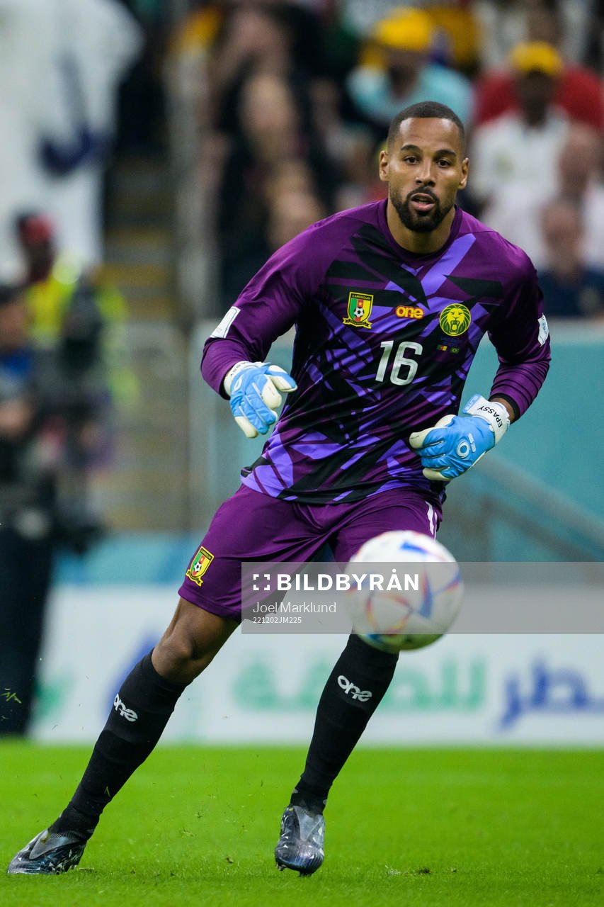 Goalkeeper Devis Epassy of Cameroon