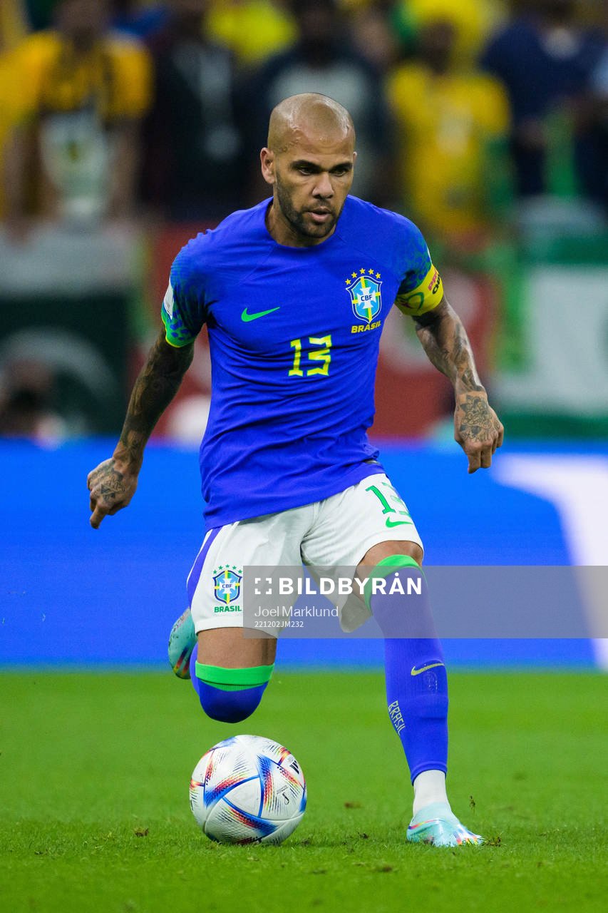 Dani Alves of Brazil