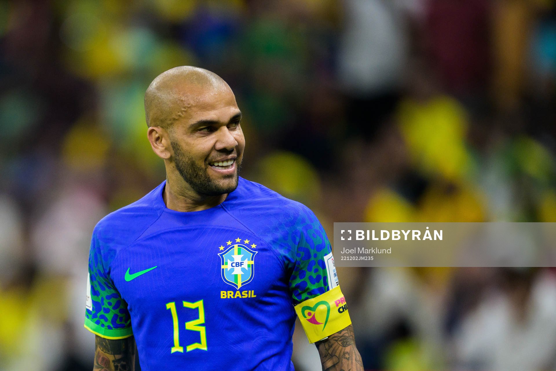 Dani Alves of Brazil