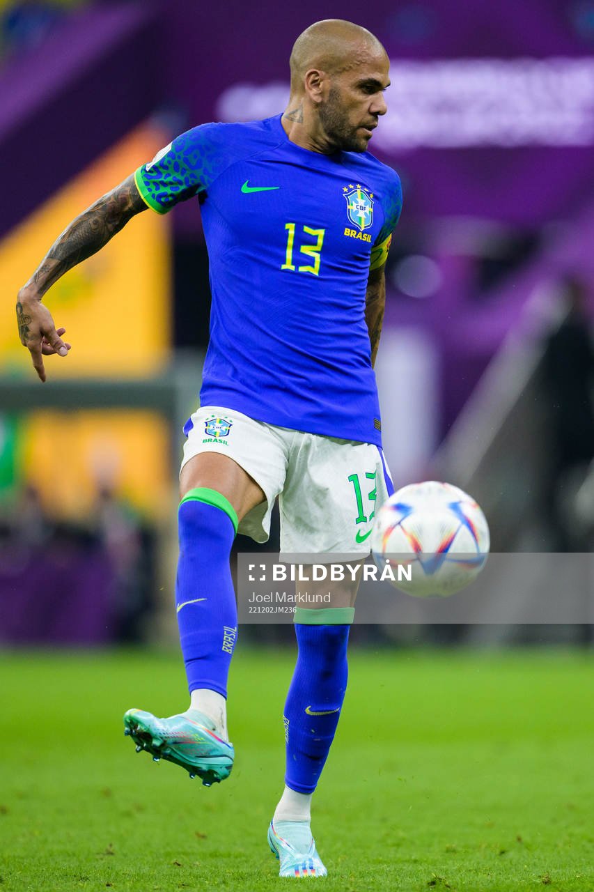 Dani Alves of Brazil