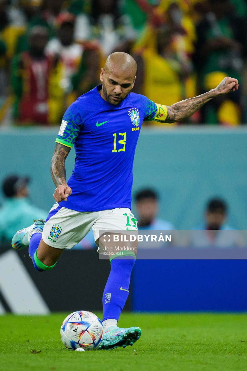 Dani Alves of Brazil