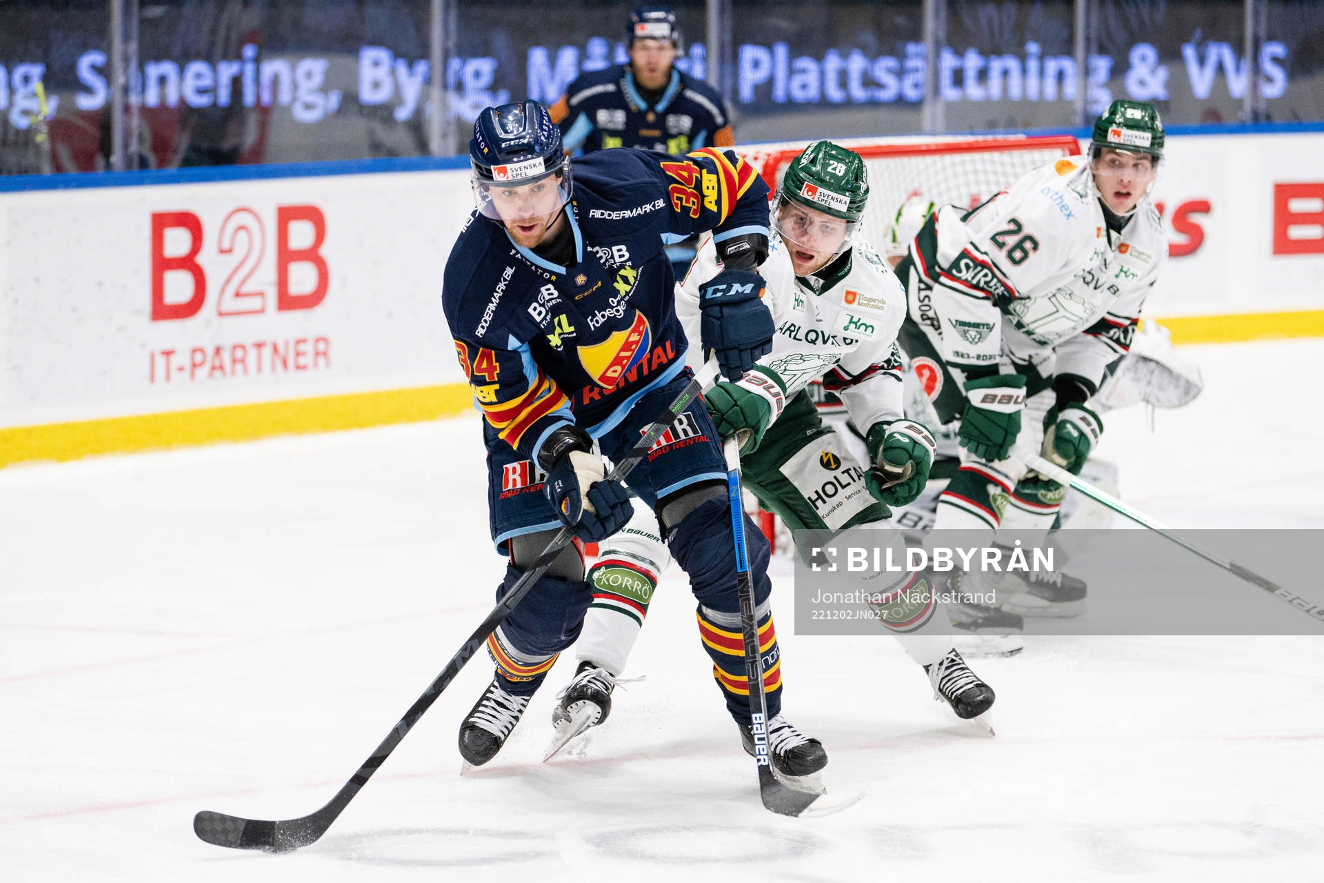 Djurgårdens Daniel Brodin och Tingsryds William Fransson