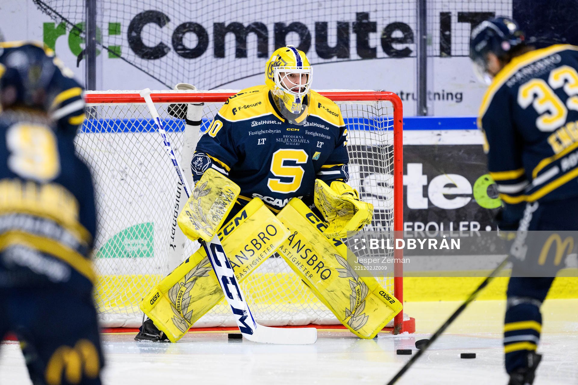 Södertäljes målvakt Fredrik Bergvik
