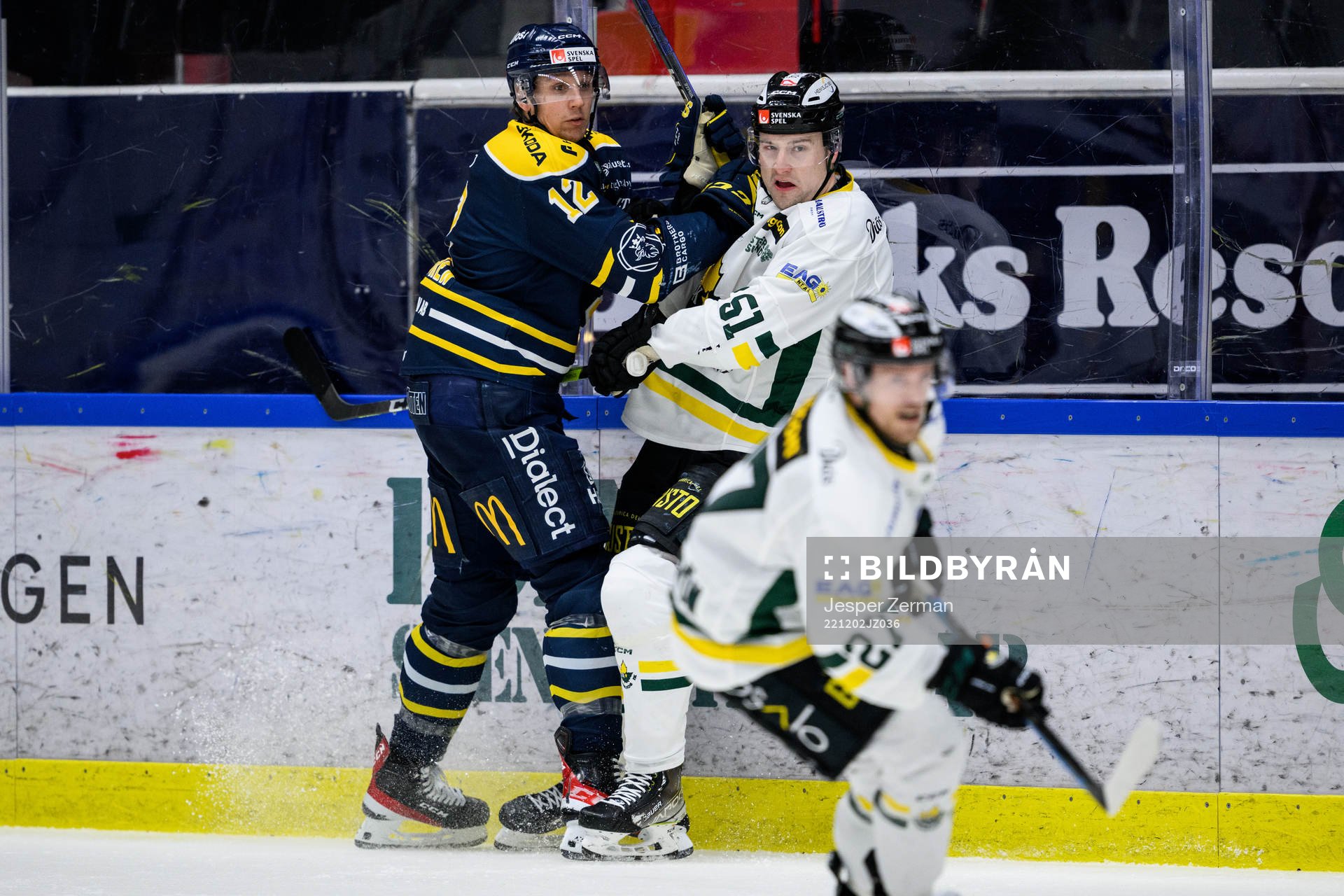Södertäljes Viktor Liljegren och Östersunds Alexander