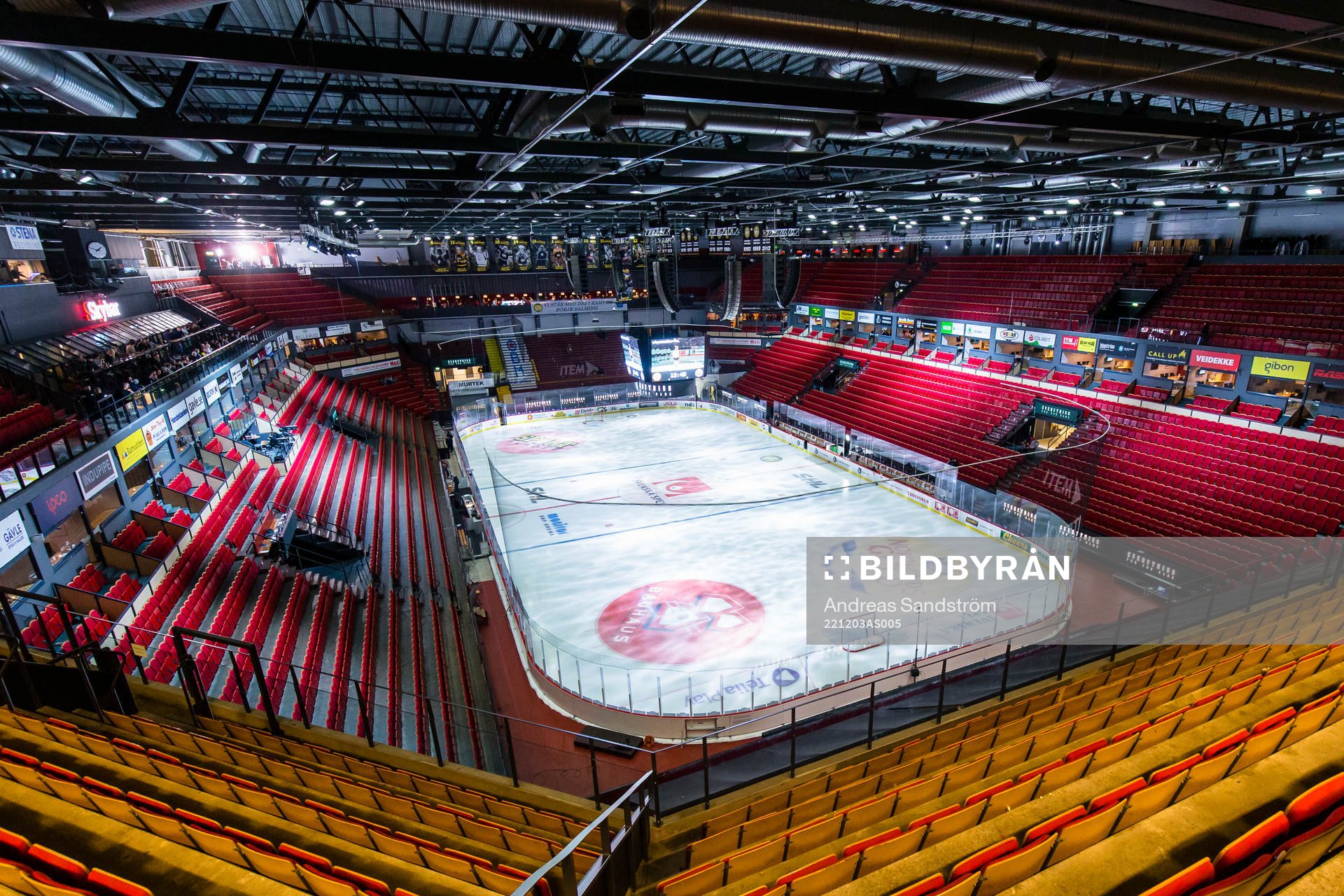 Vy över Monitor ERP Arena