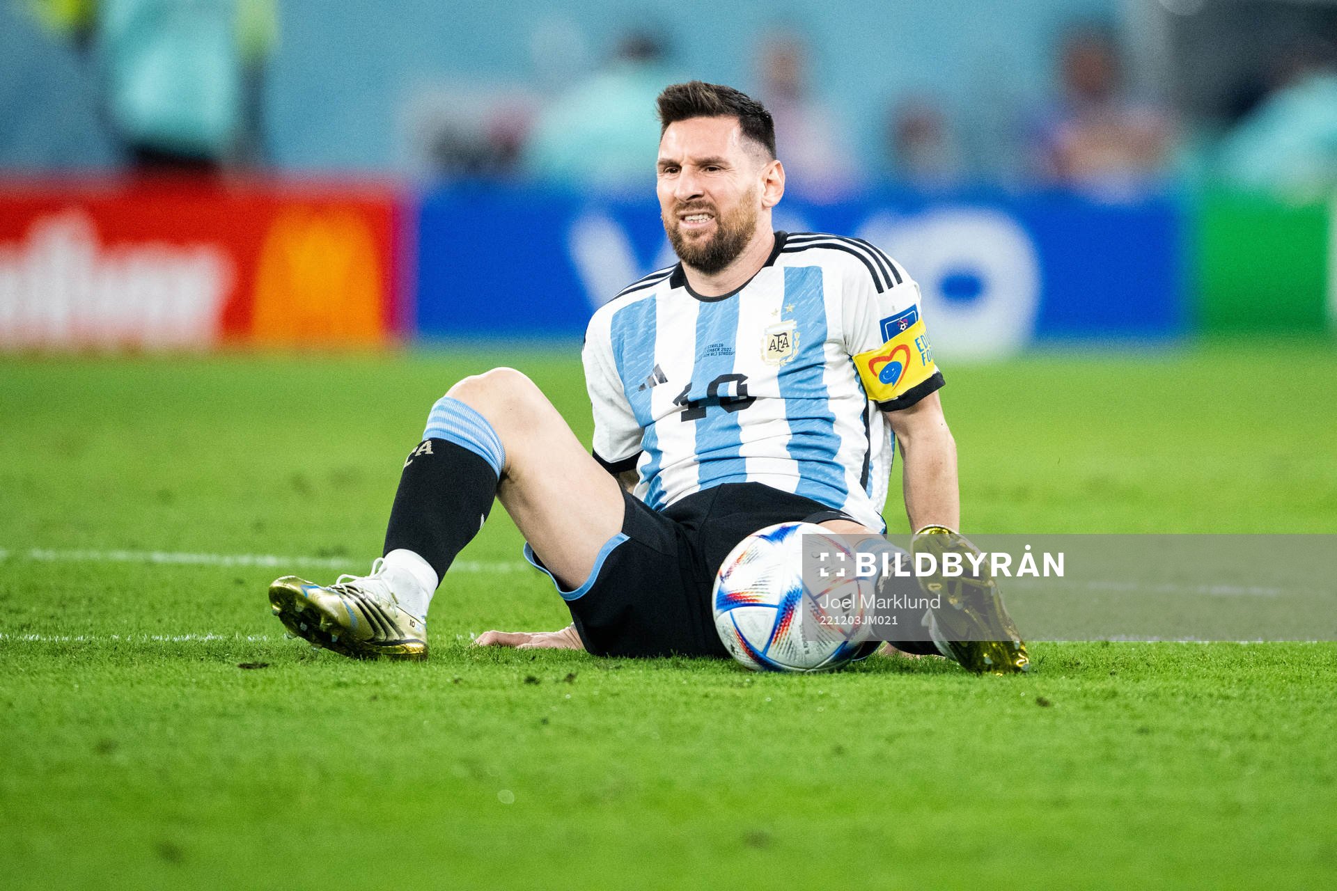 Lionel Messi of Argentina