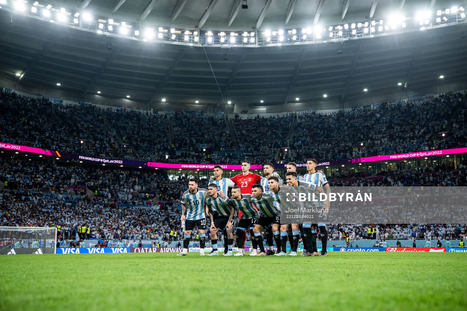 The starting eleven of Argentina
