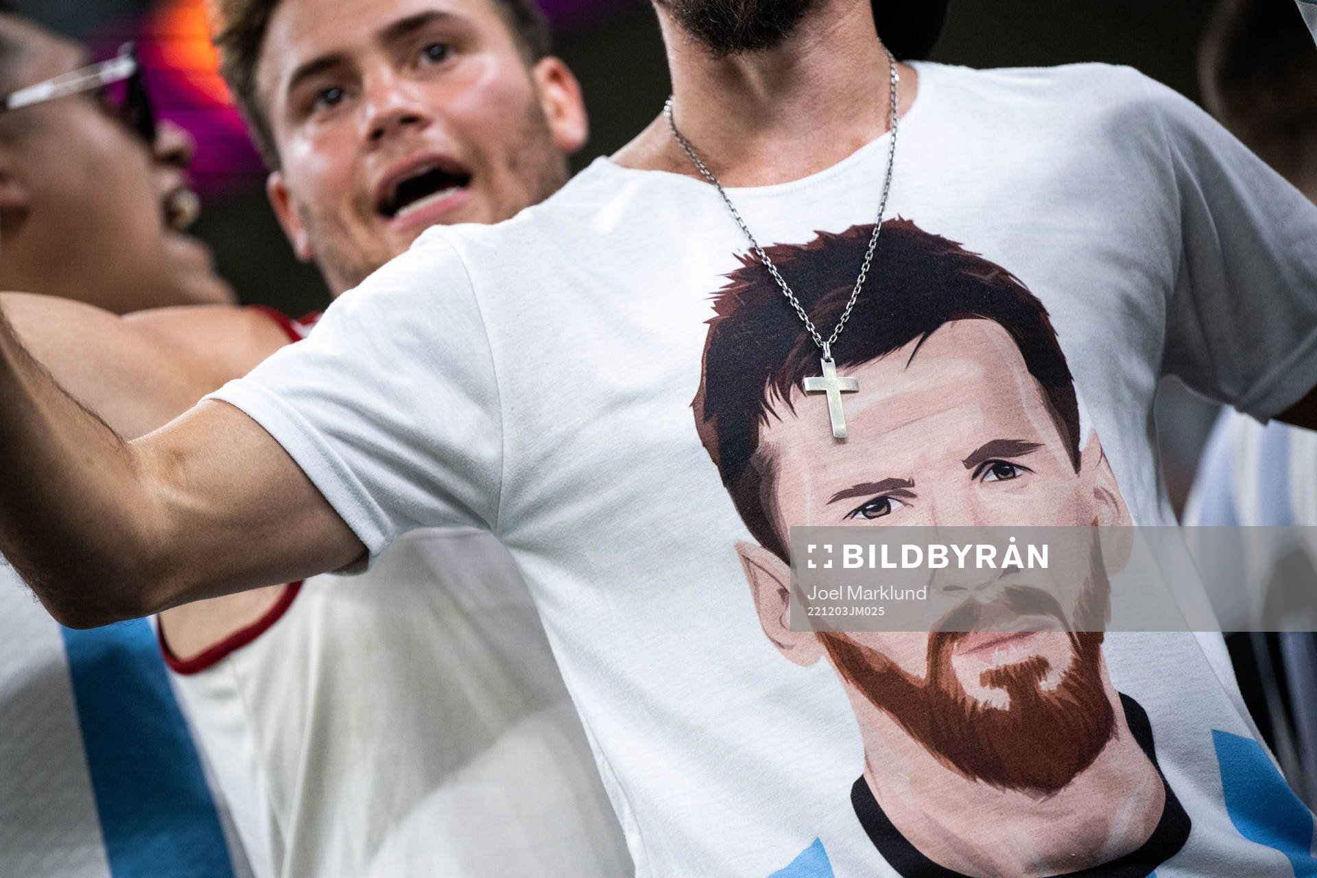 A T-shirt with Lionel Messi