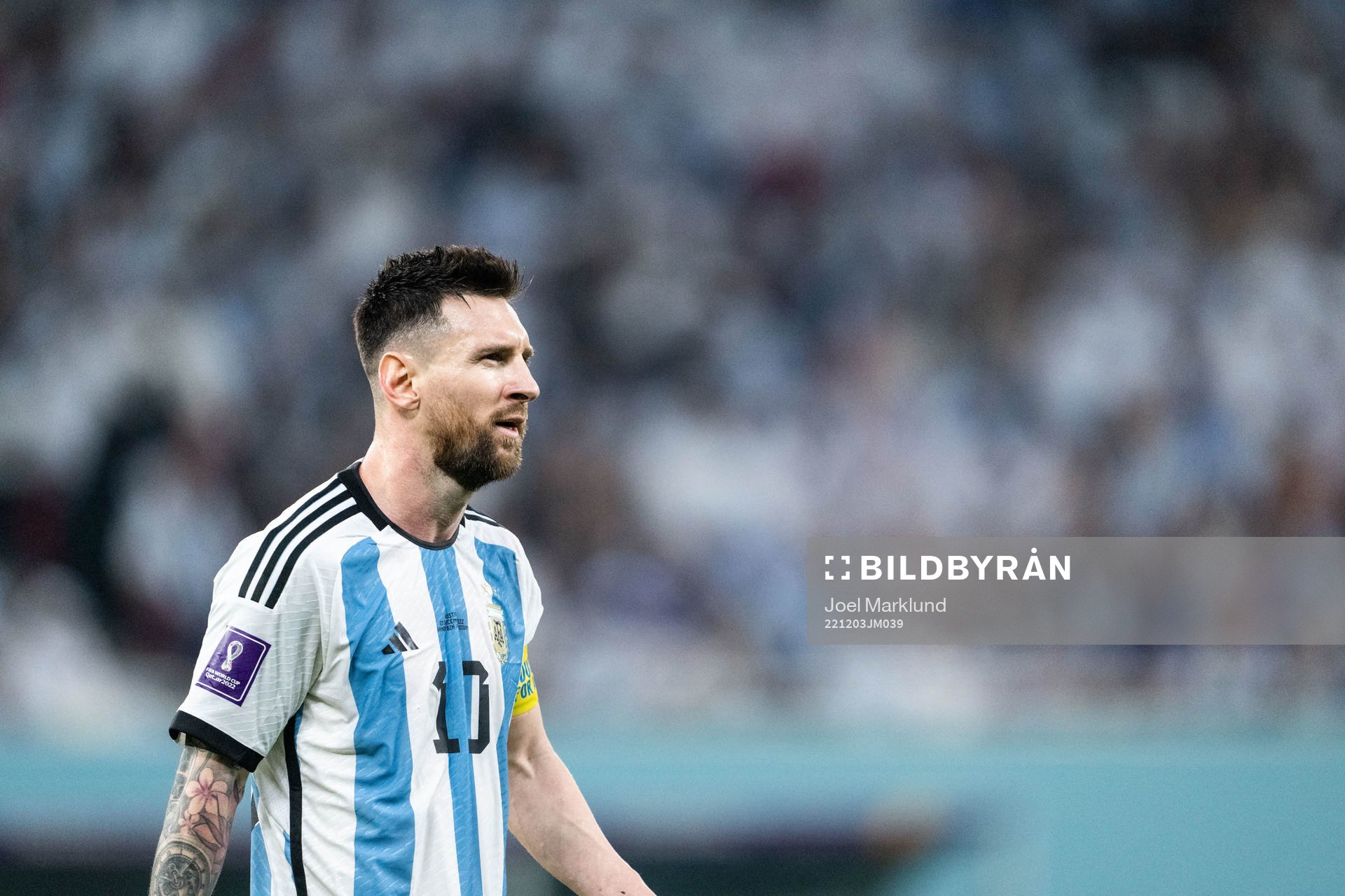 Lionel Messi of Argentina