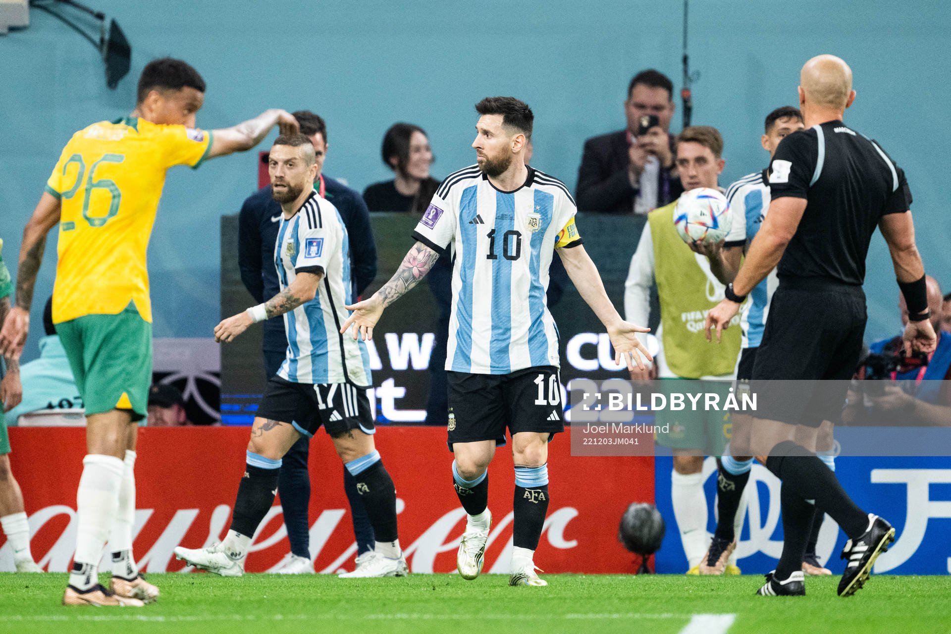 Lionel Messi of Argentina