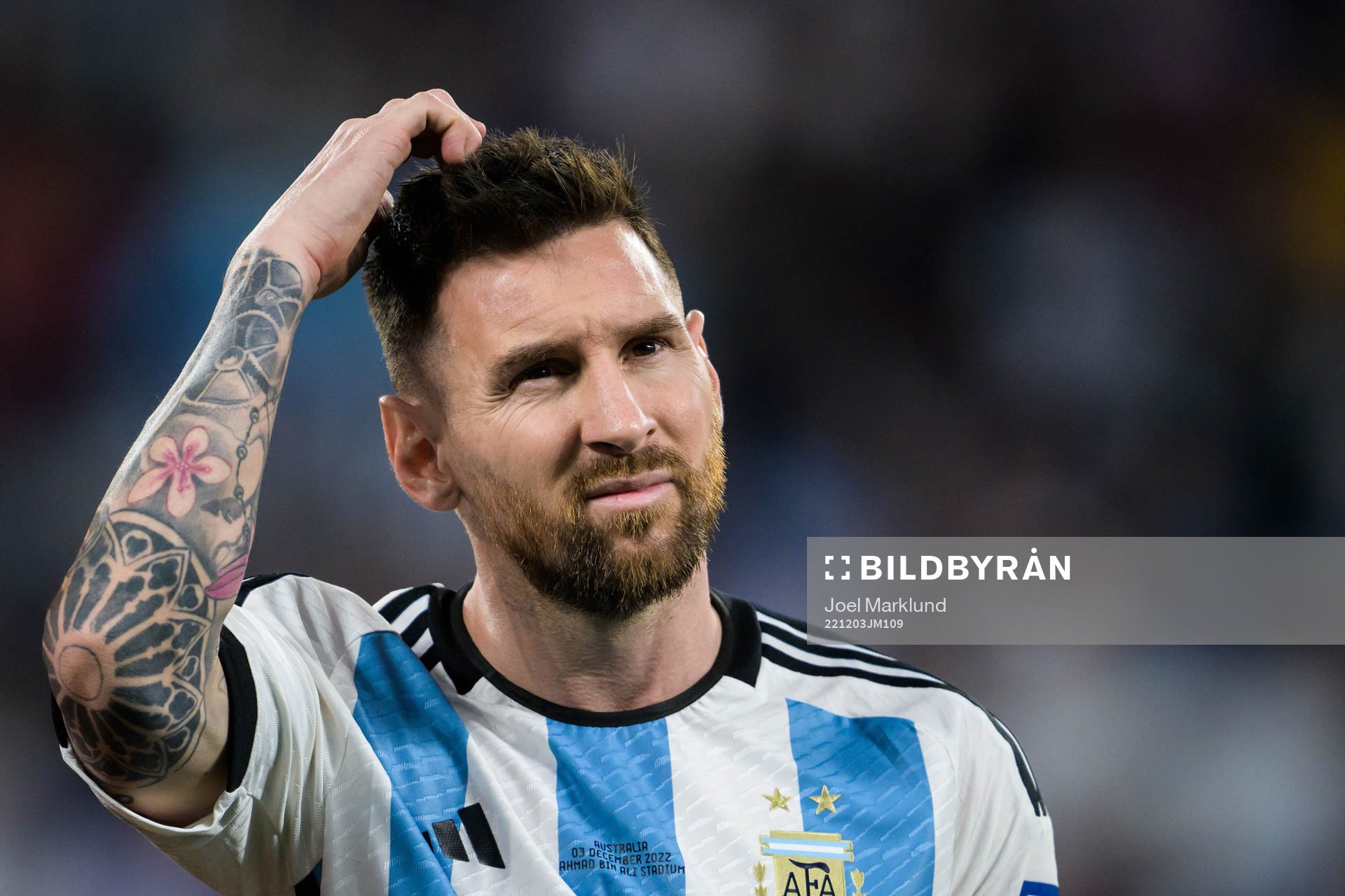 Lionel Messi of Argentina