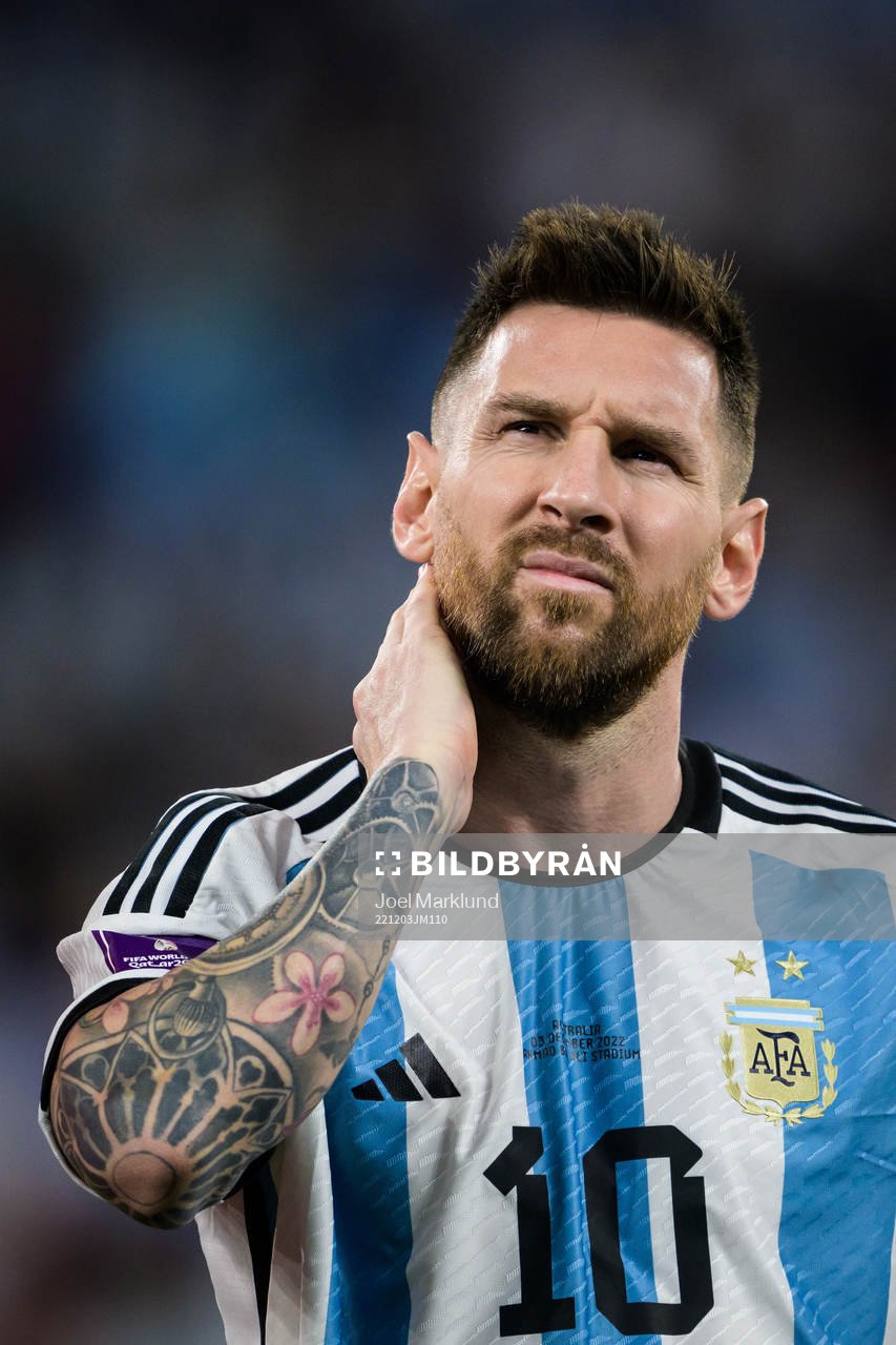 Lionel Messi of Argentina