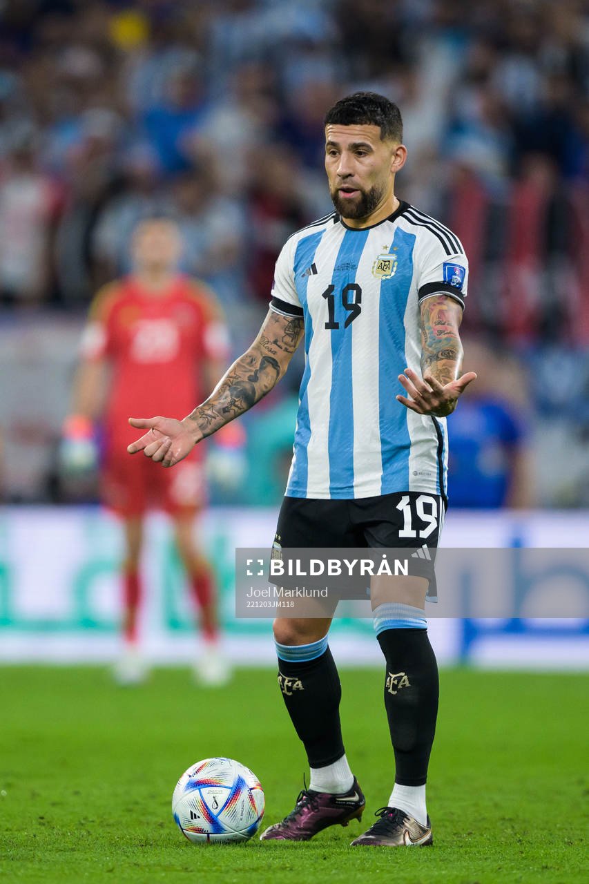 Nicolas Otamendi of Argentina