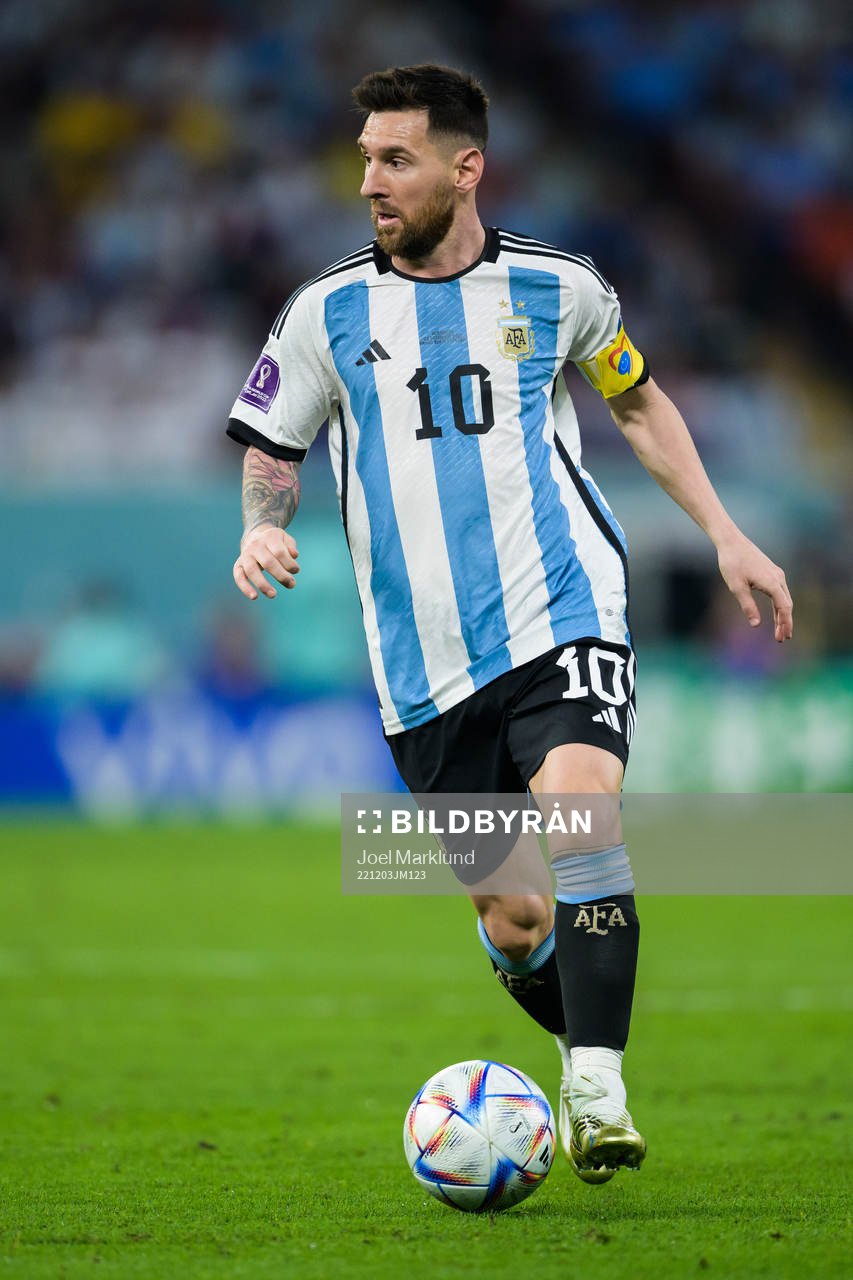 Lionel Messi of Argentina