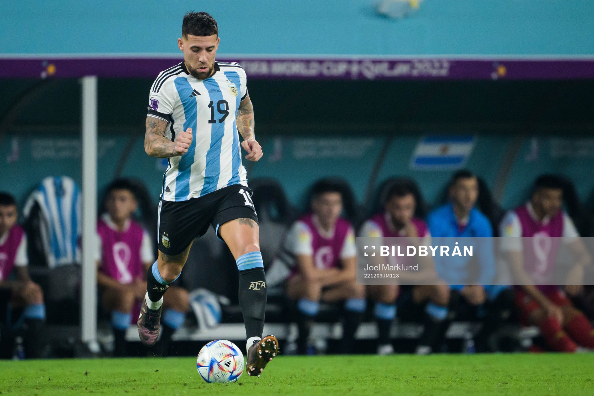 Nicolas Otamendi of Argentina
