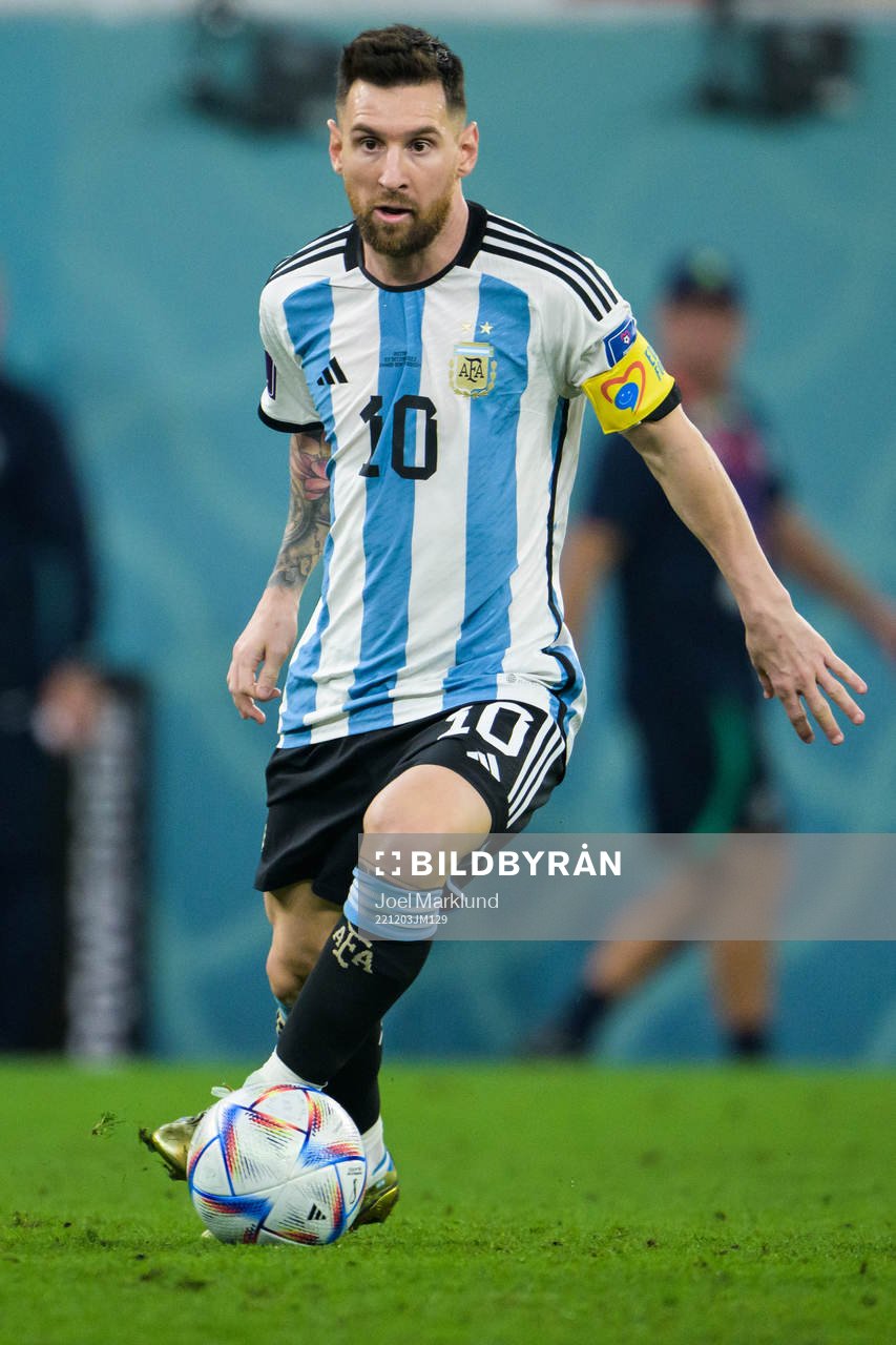 Lionel Messi of Argentina