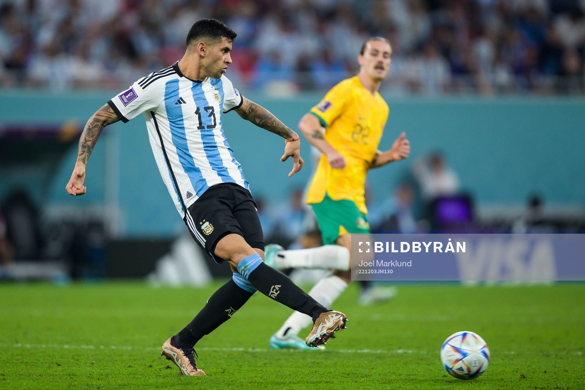 Cristian Romero of Argentina