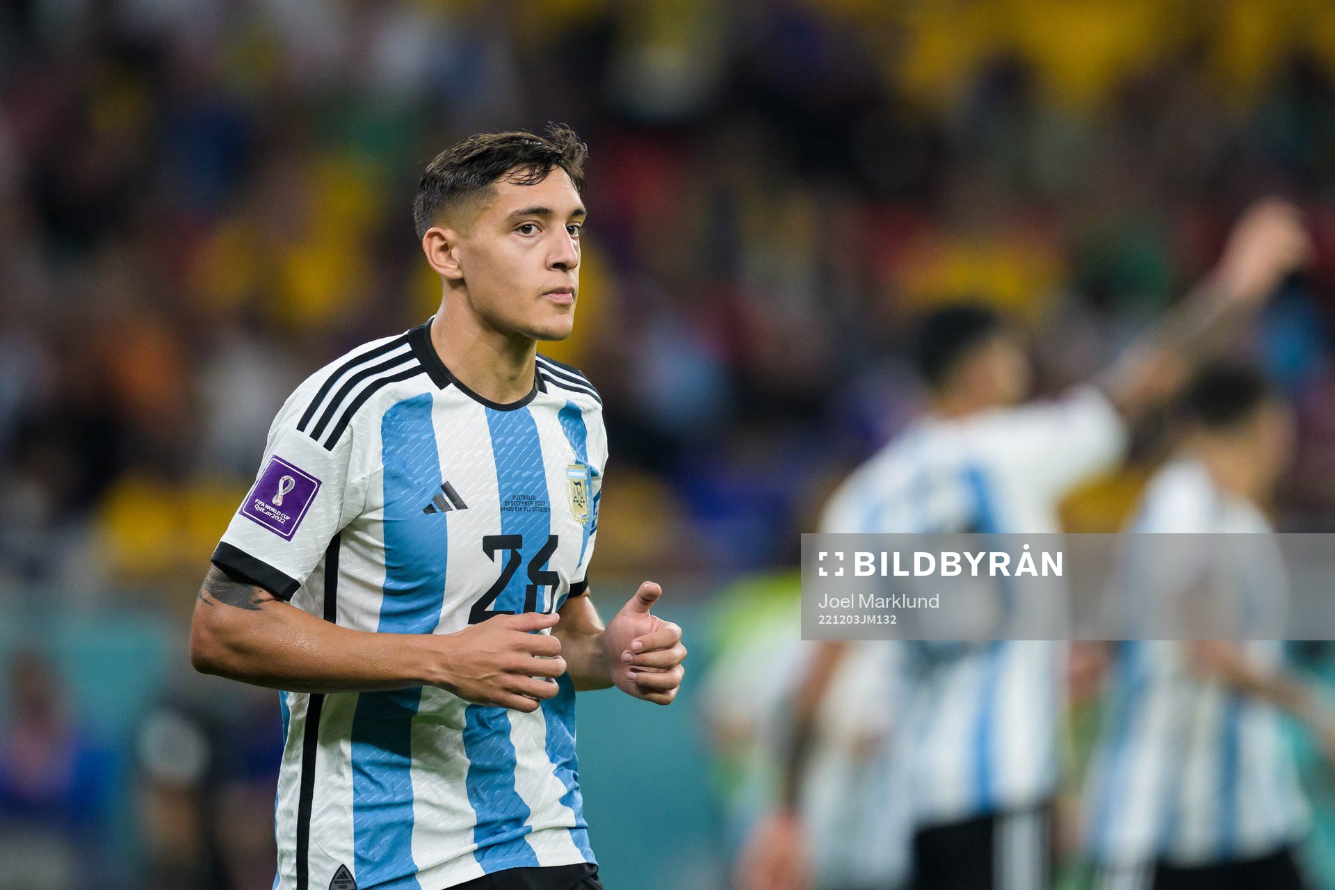 Nahuel Molina of Argentina