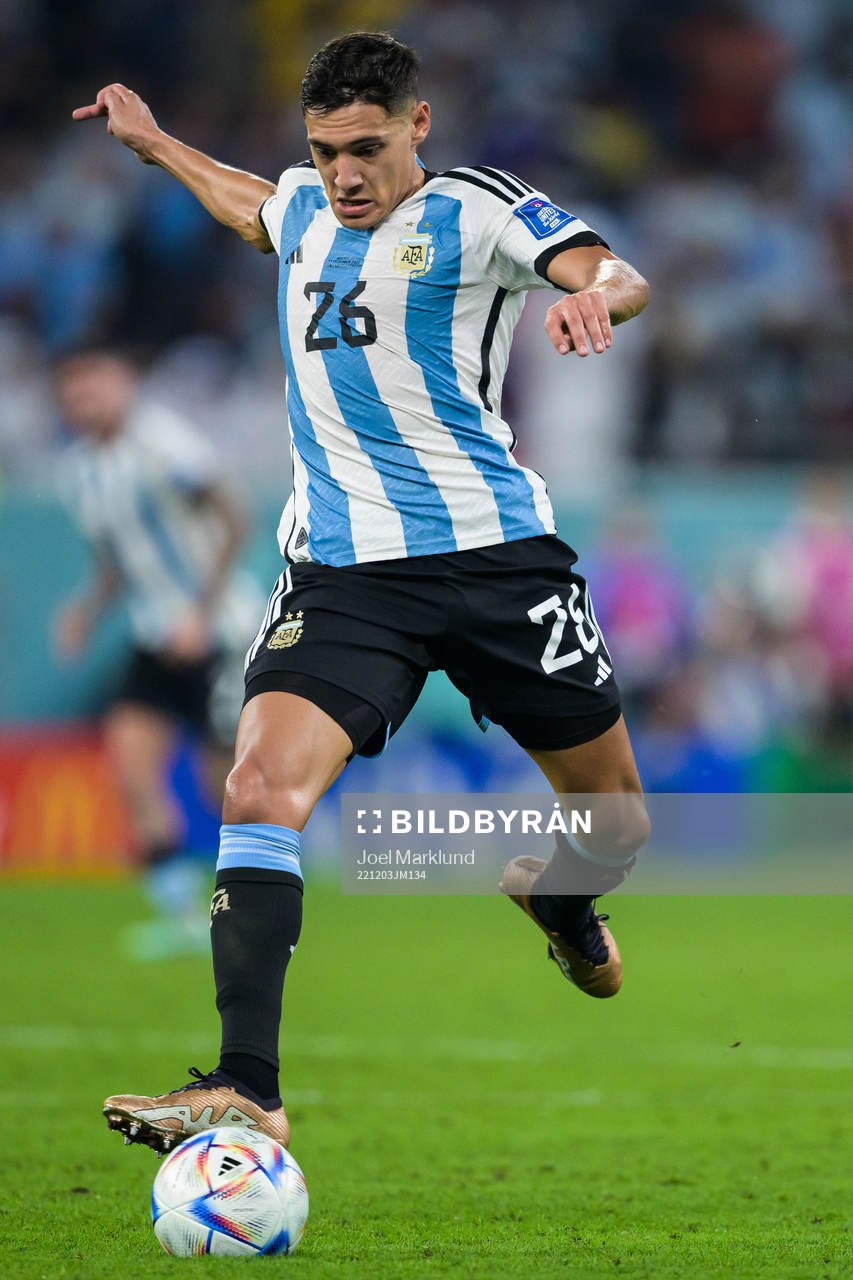 Nahuel Molina of Argentina