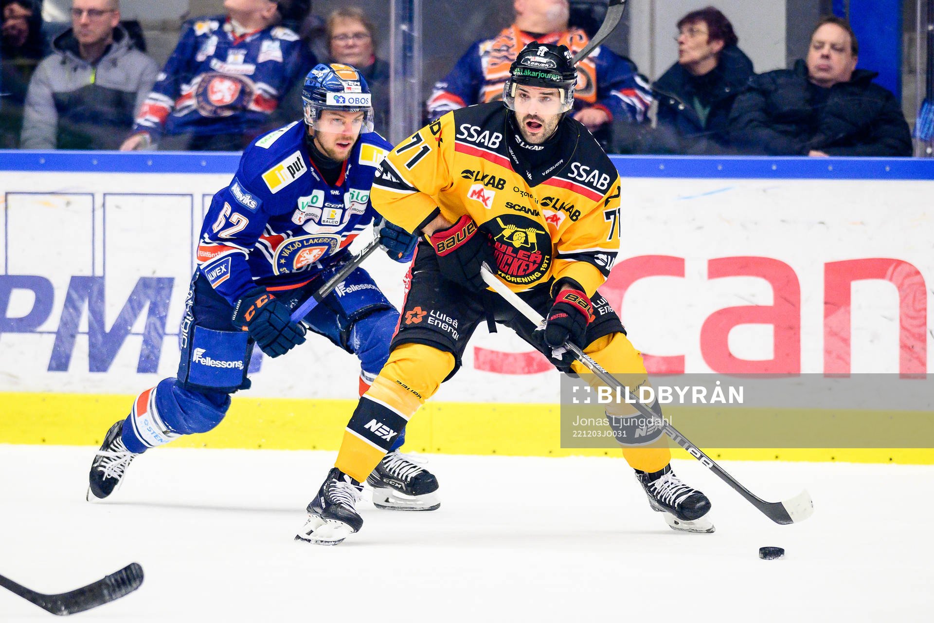 Växjös Manuel Ågren och Luleås Linus Fröberg