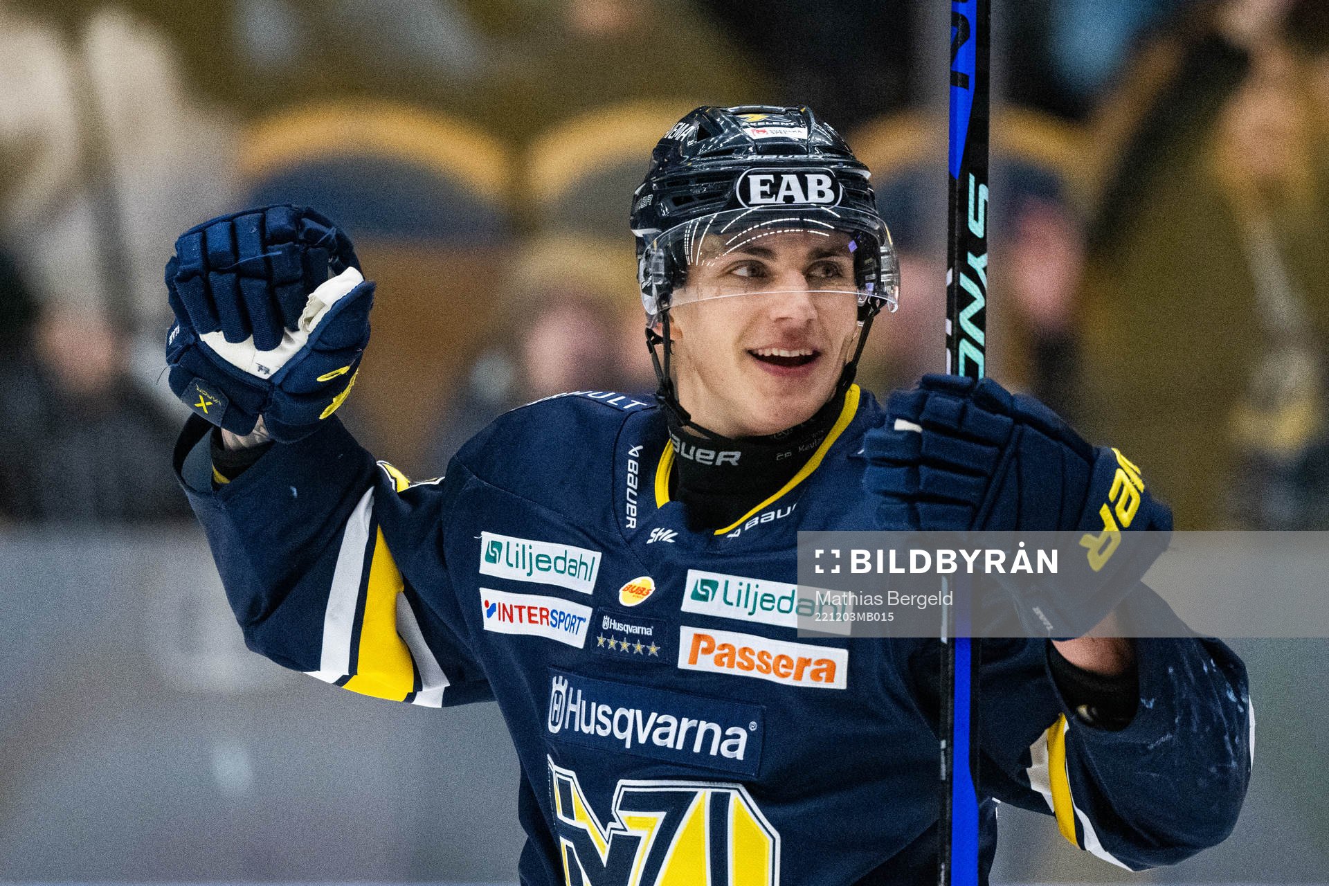 HV71s Herman Hansson jublar